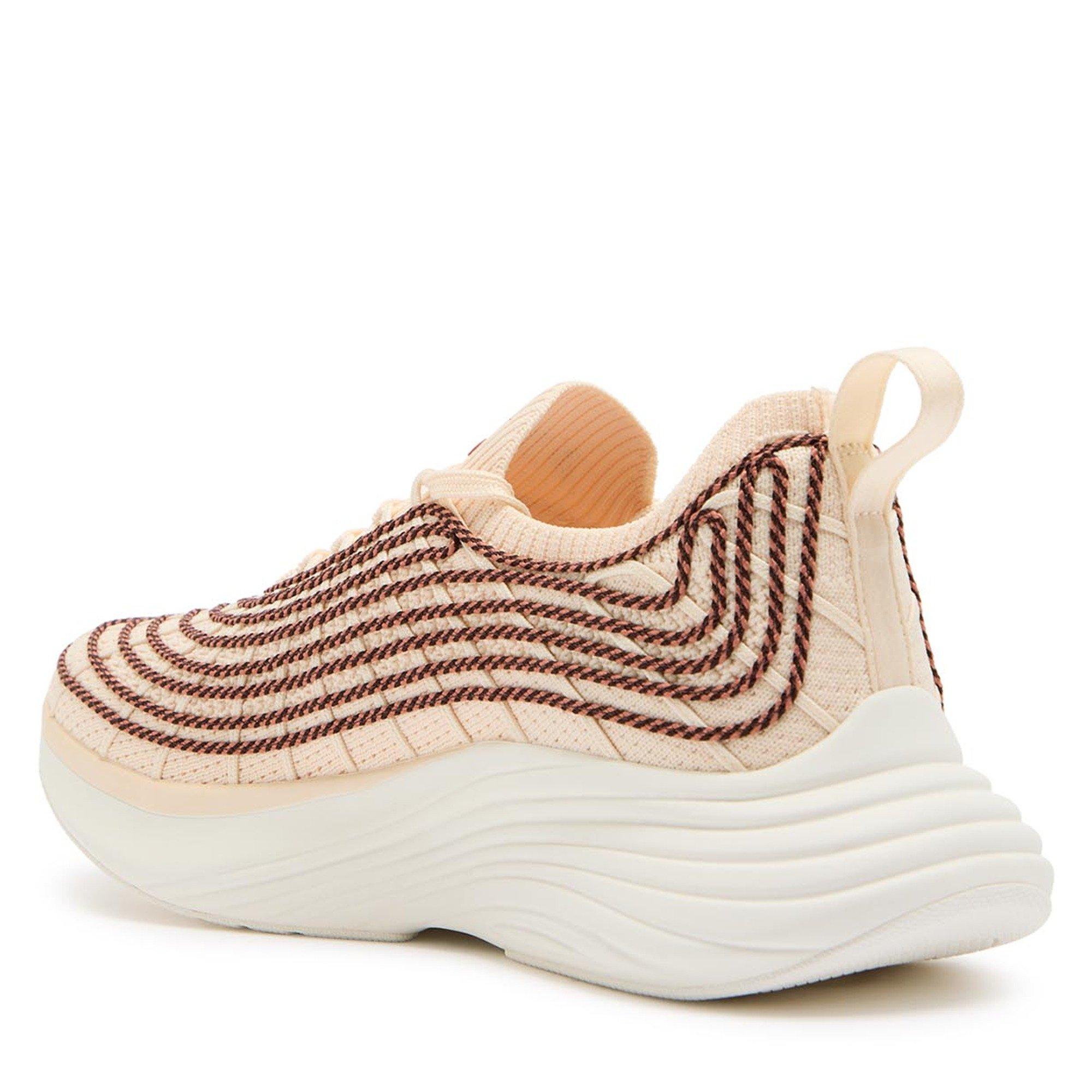 BEIGE - Athletic Propulsion Labs - Women's Zipline Knit Running Shoes - 2