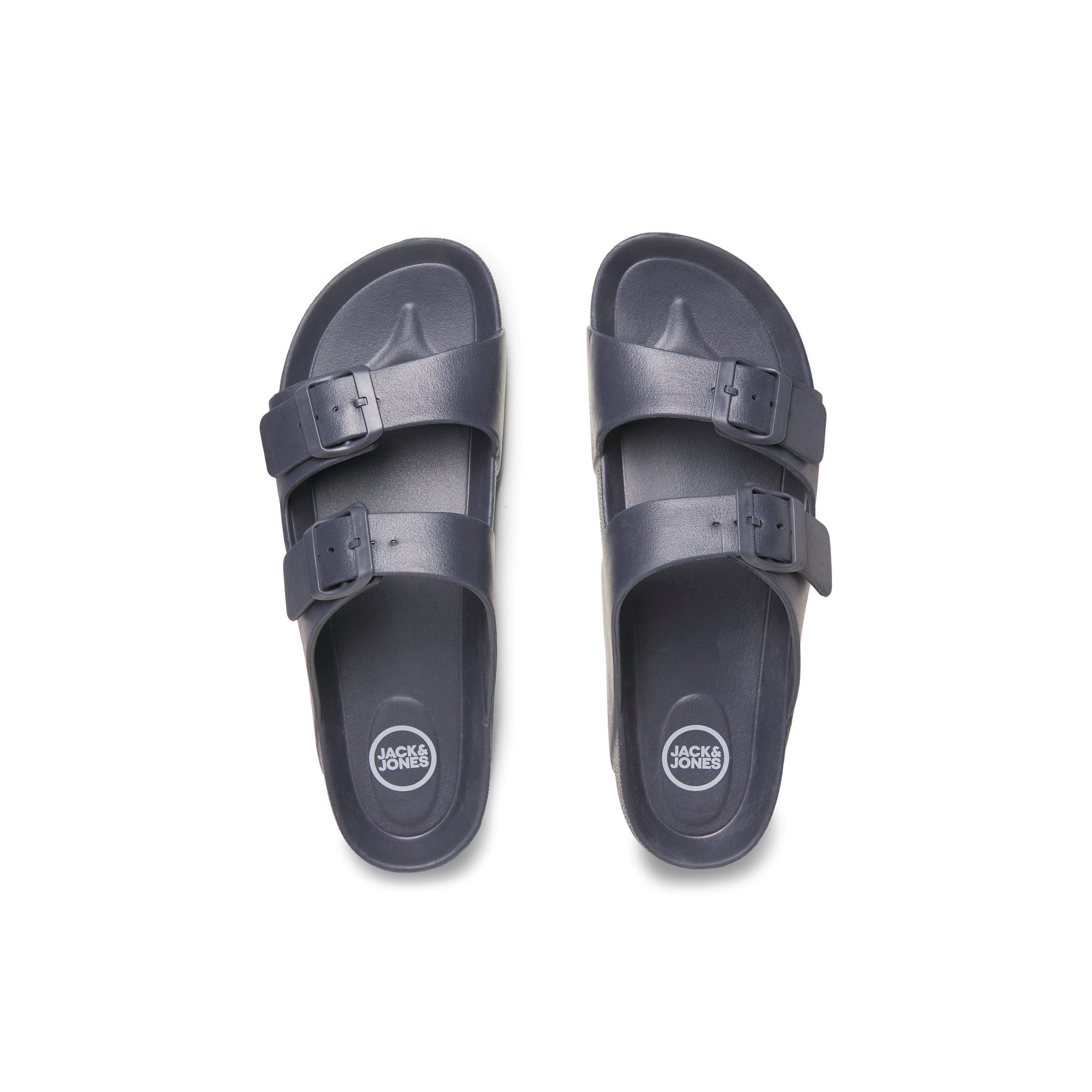 Anthracite - Jack and Jones - Pisa Moulded Flat Sandals - 4