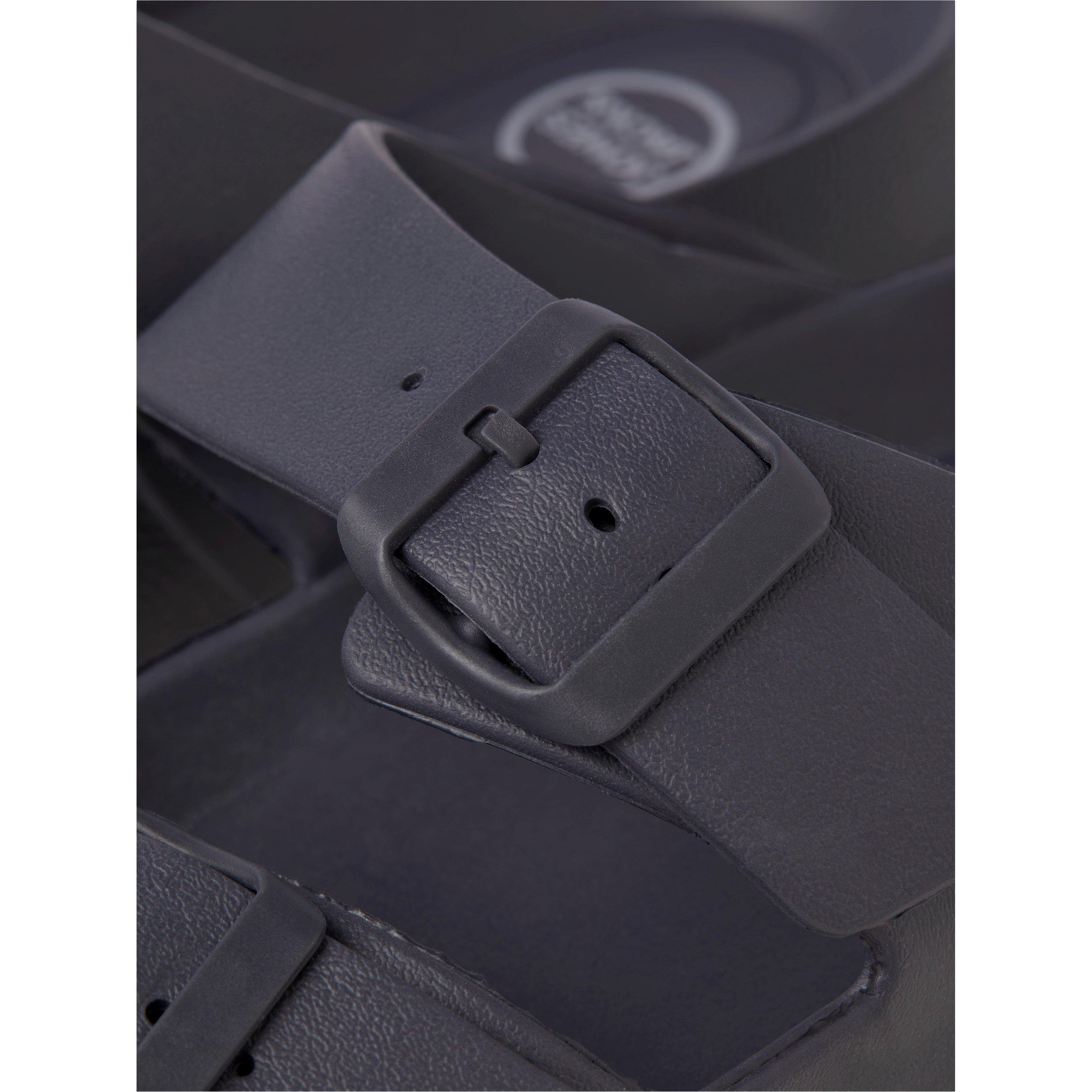 Anthracite - Jack and Jones - Pisa Moulded Flat Sandals - 6