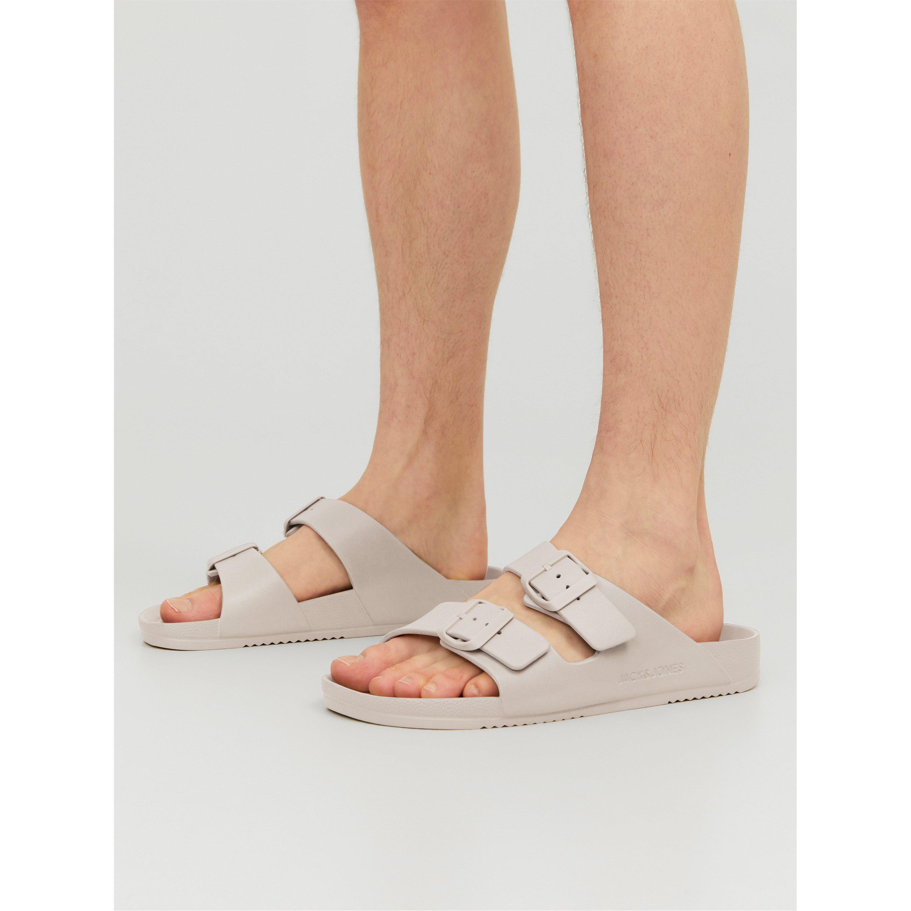 Plaza Taupe - Jack and Jones - Men's Pisa Moulded Flat Sandals - 5