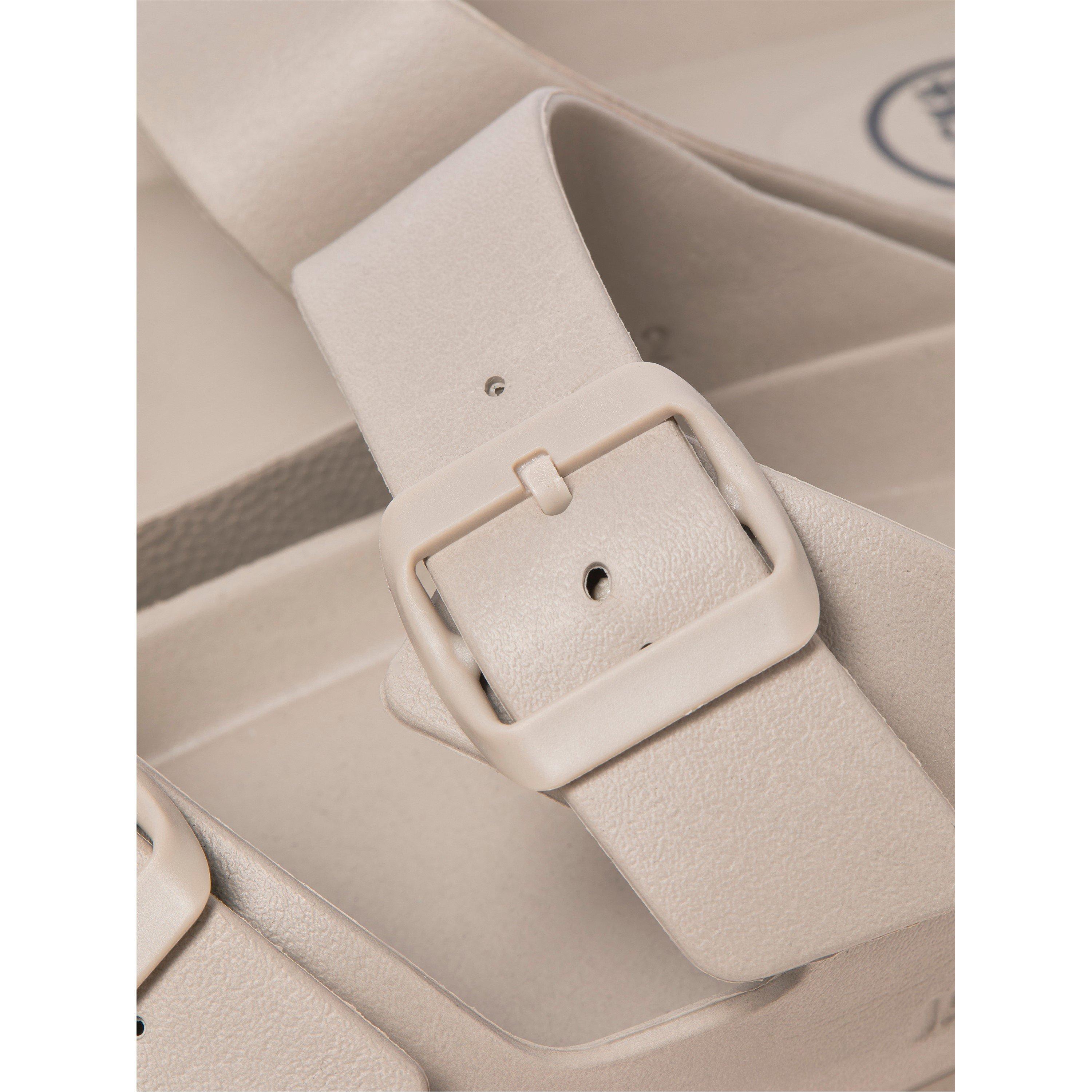 Plaza Taupe - Jack and Jones - Men's Pisa Moulded Flat Sandals - 6