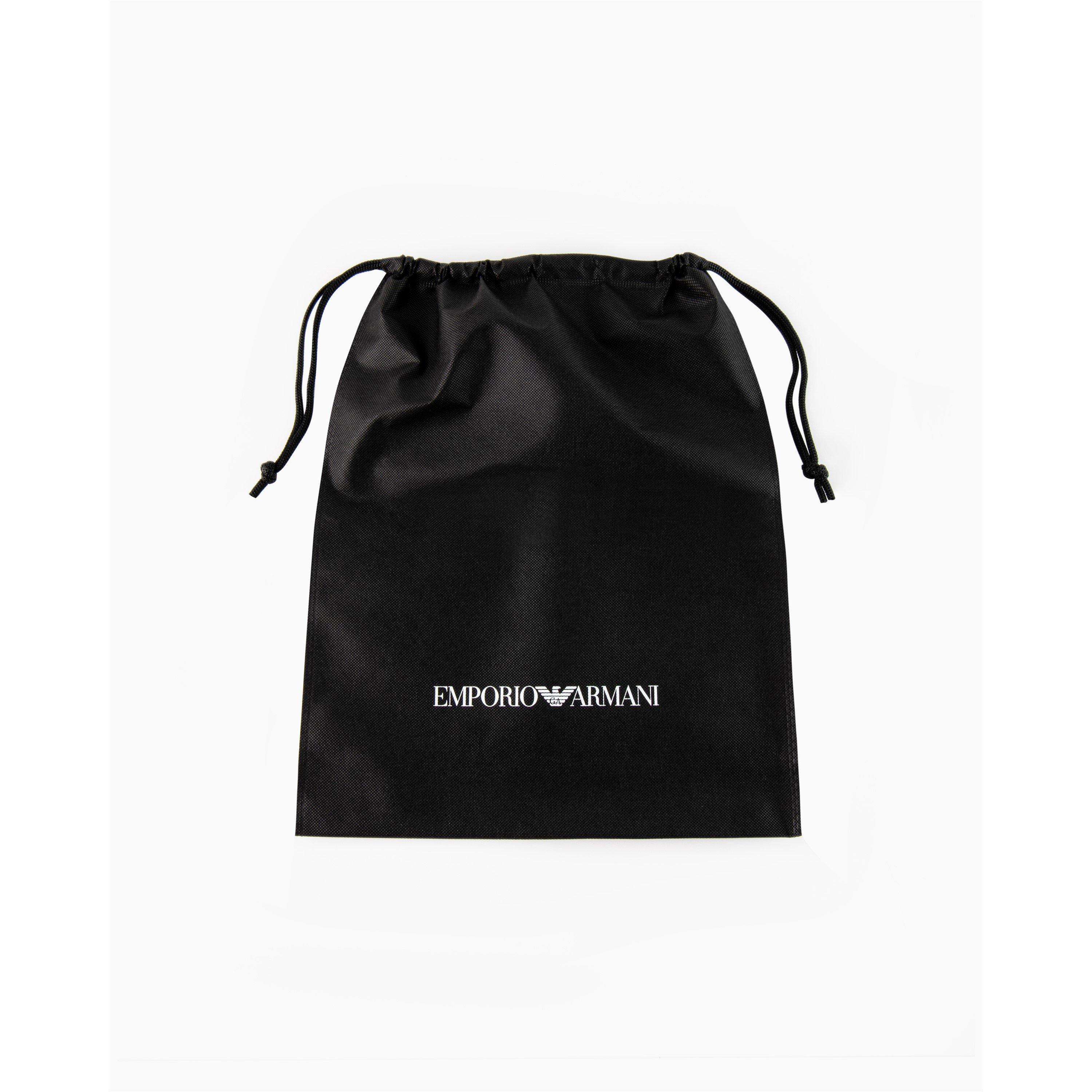 Plaza/Black - Emporio Armani - Men's Eagle Pool Sliders - 4