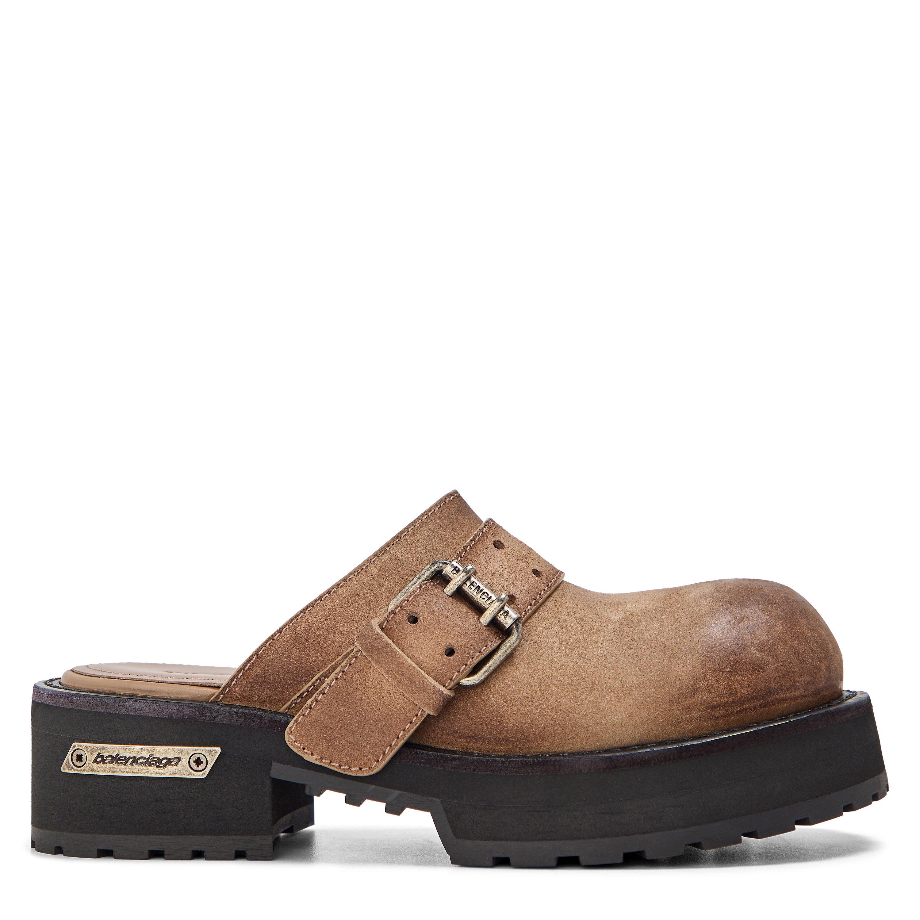 Biscuit/Silver - Balenciaga - Women's Flip Flops - 1