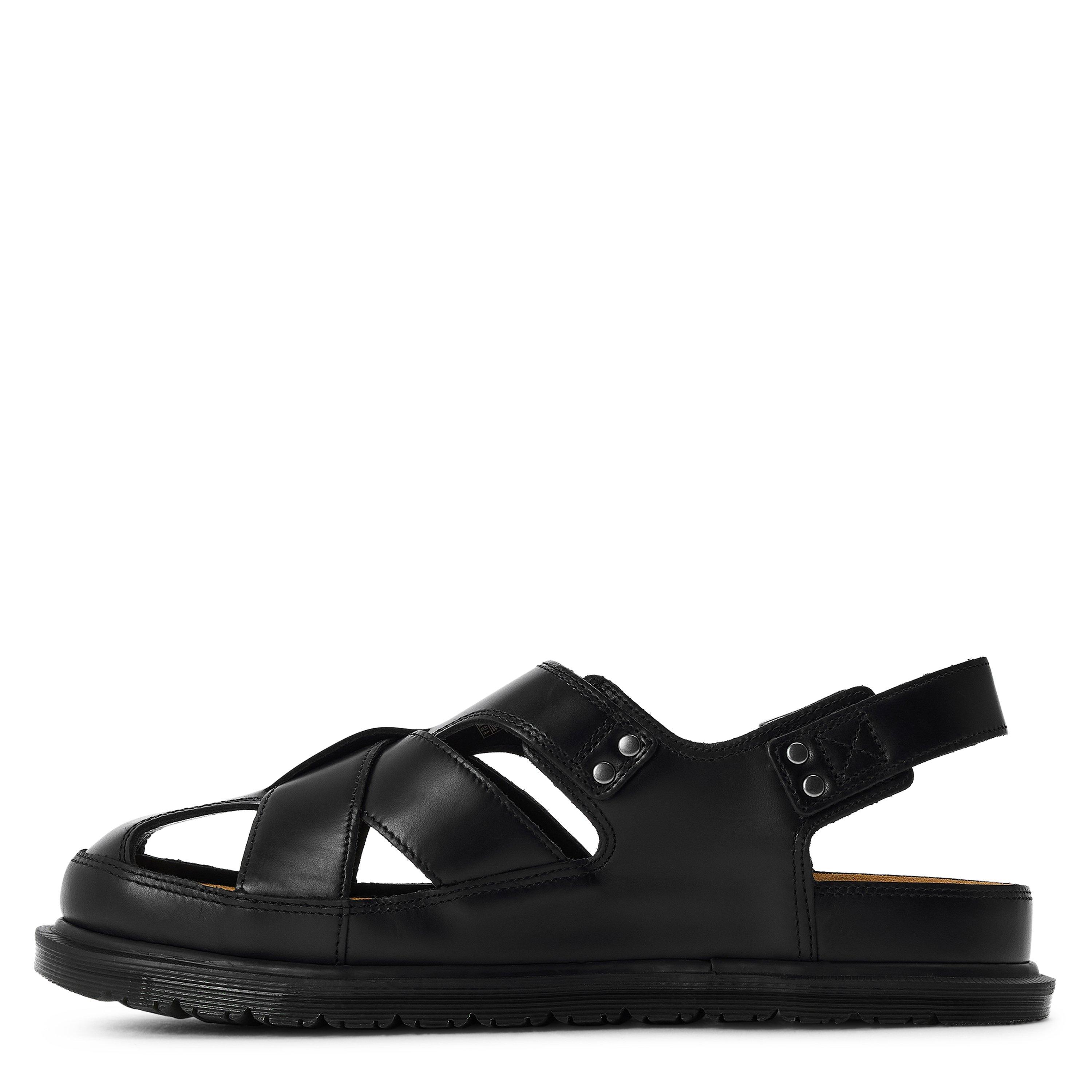 Black Orleans - Dr Martens - San Fisherman Sandal - 2