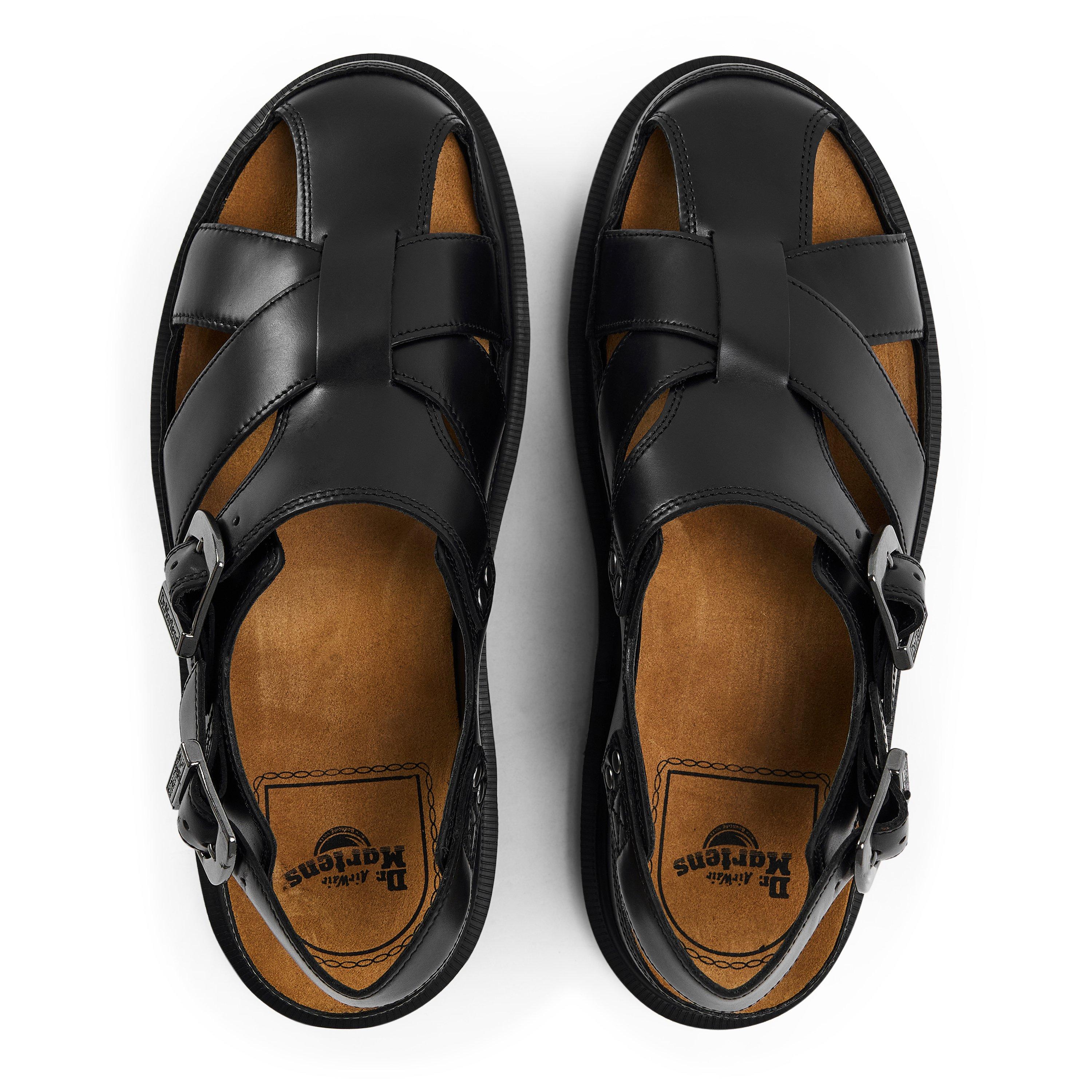 Black Orleans - Dr Martens - San Fisherman Sandal - 4