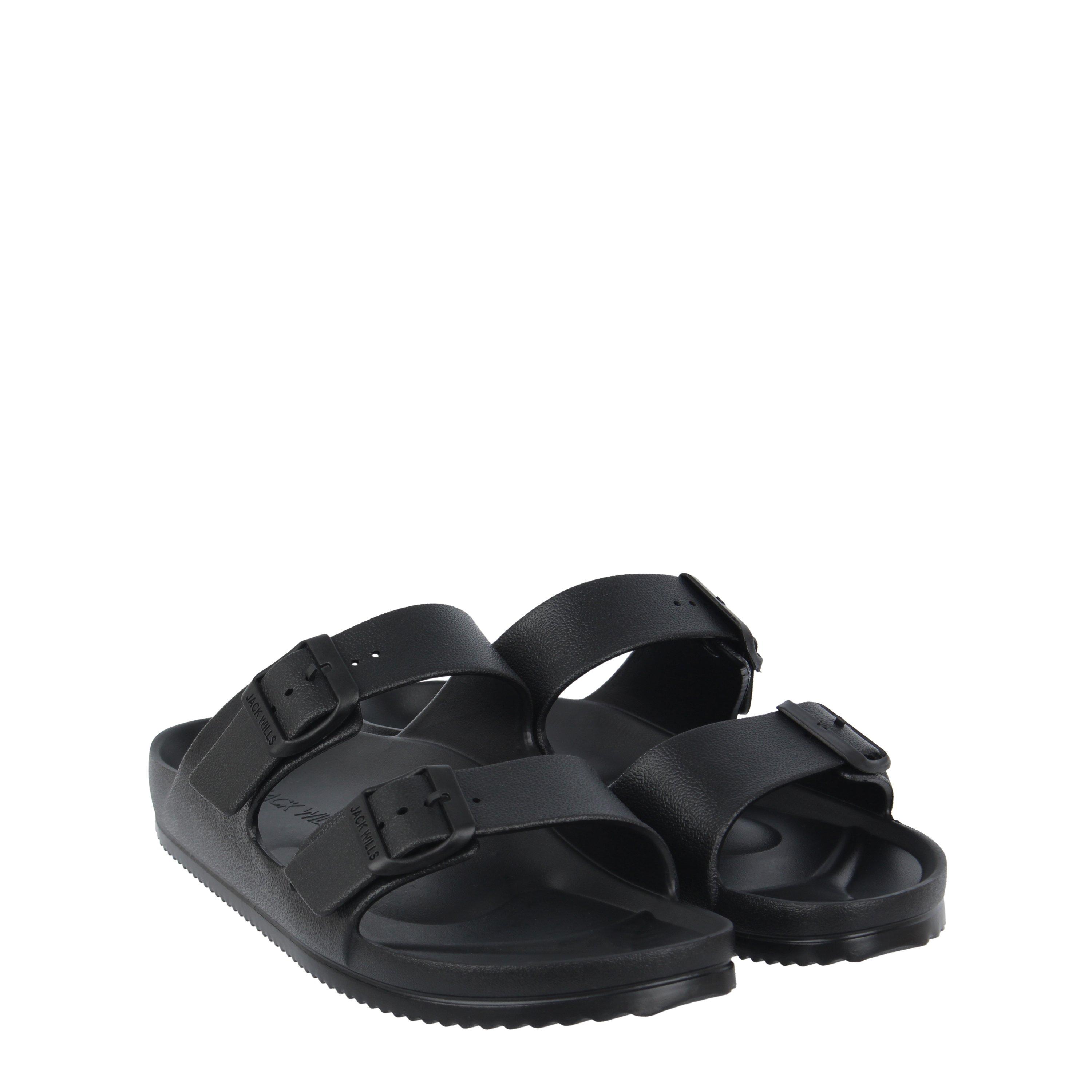 Black - Jack Wills - Two Strap Sandals - 3