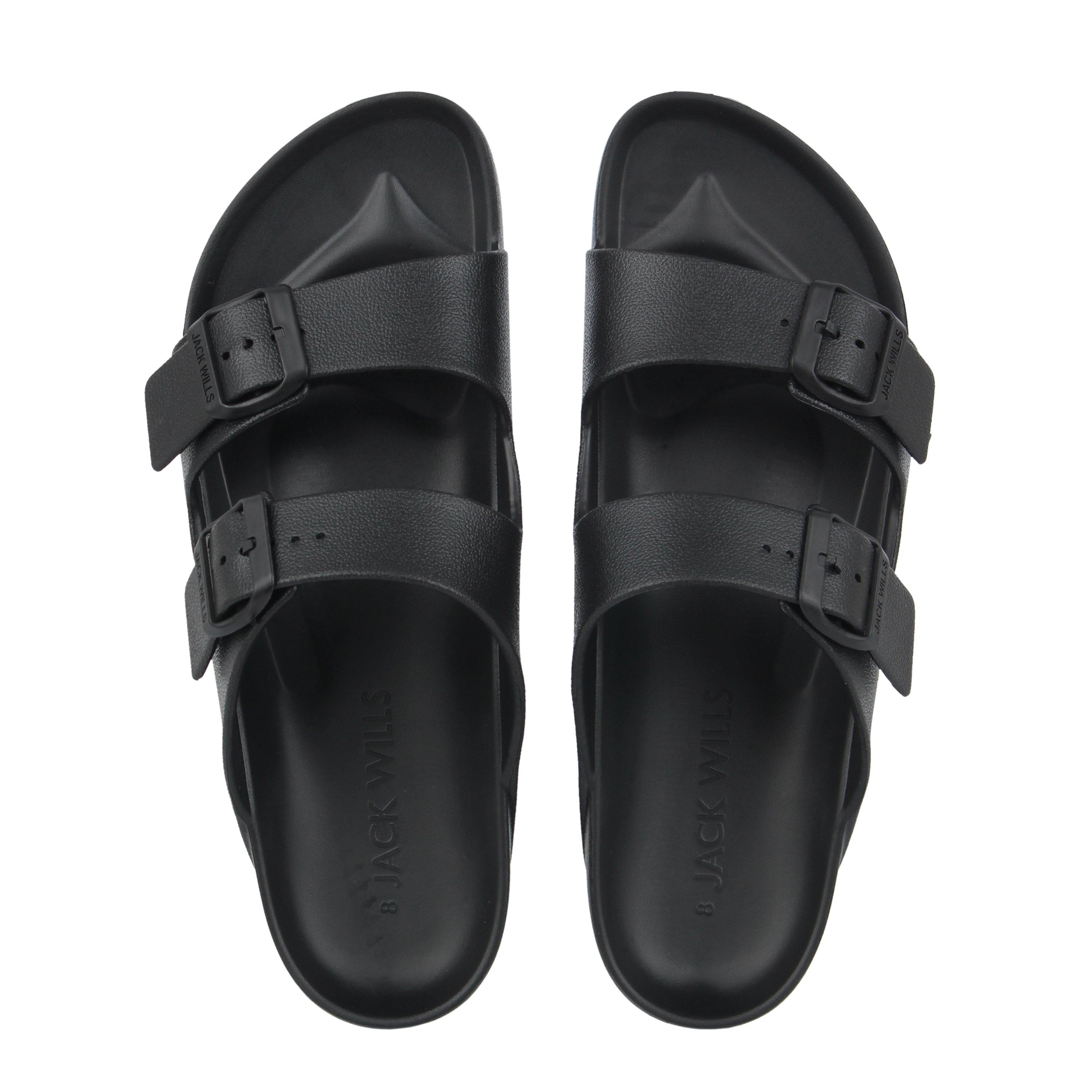 Black - Jack Wills - Two Strap Sandals - 5