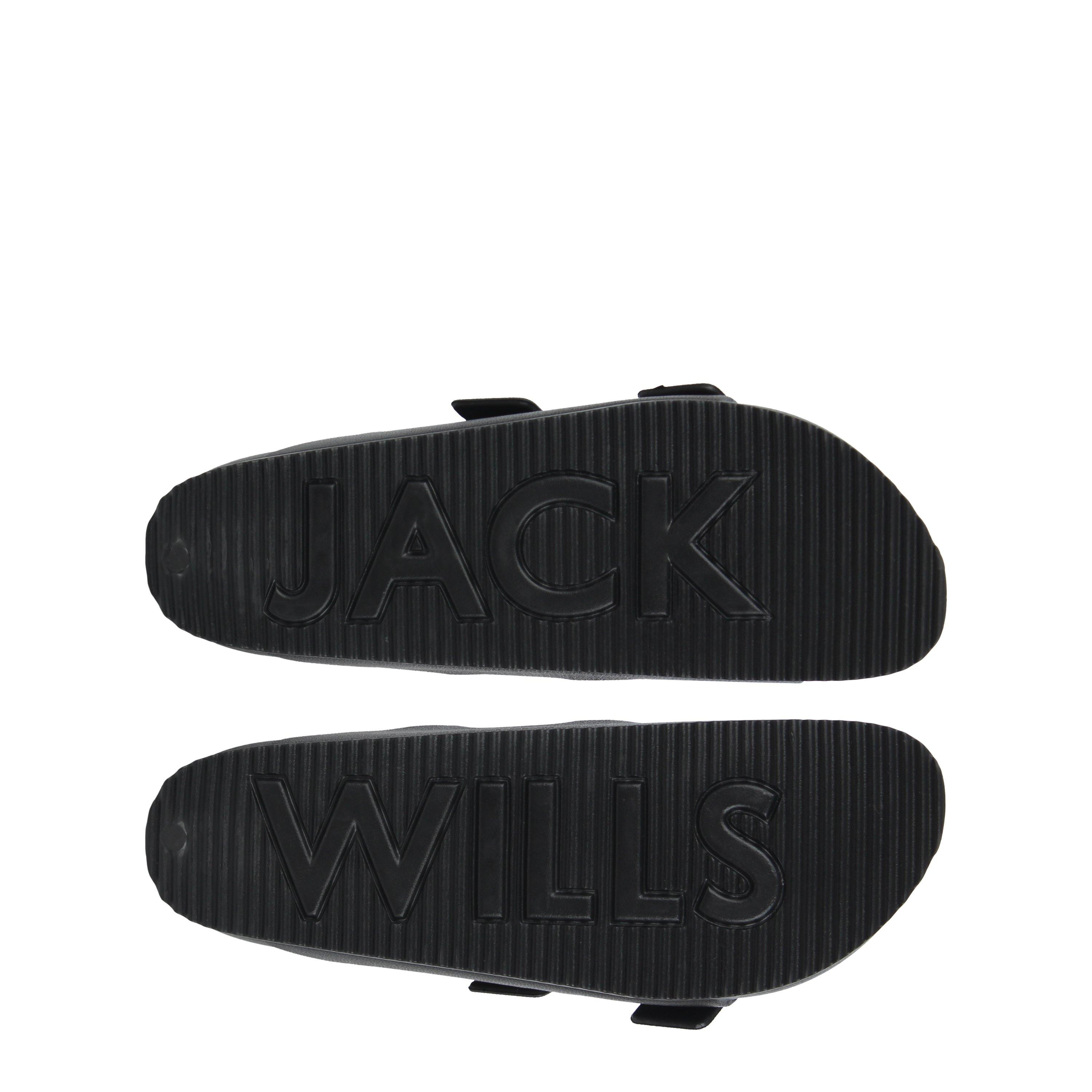 Black - Jack Wills - Two Strap Sandals - 6