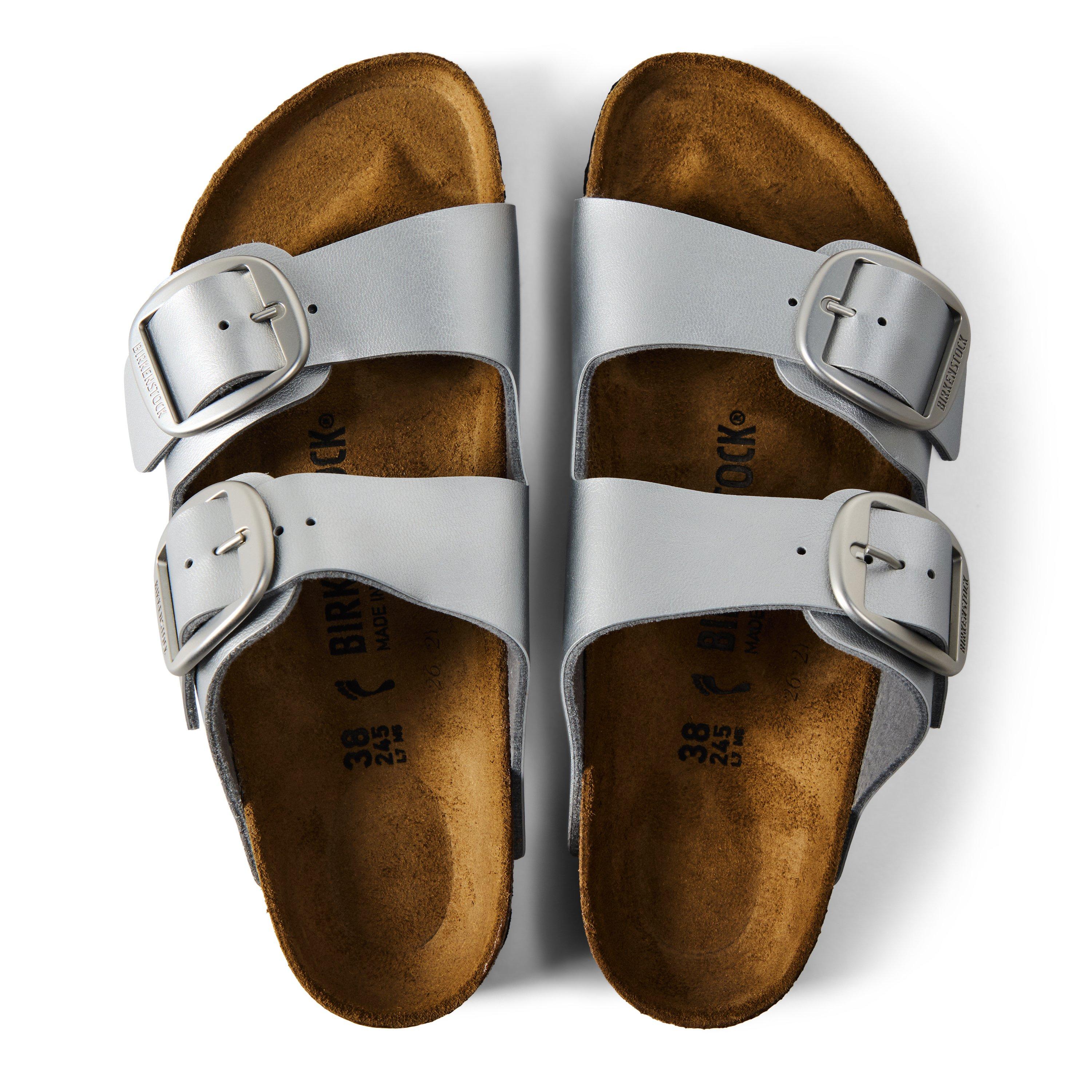Metallic Silver - Birkenstock - Bstk Arizona Big Buckl 64 - 4