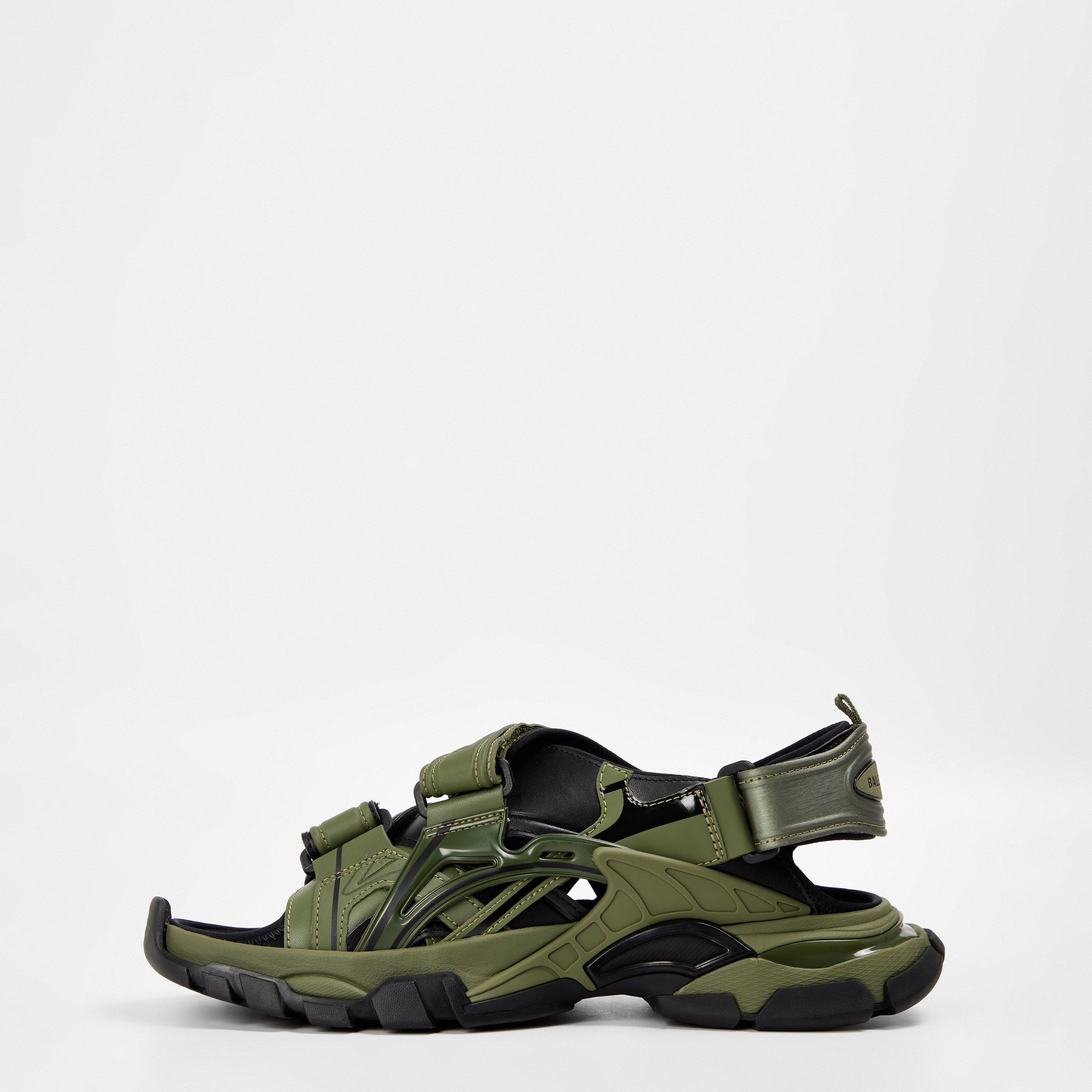 Khaki/Black - Balenciaga - Track Sandals - 2
