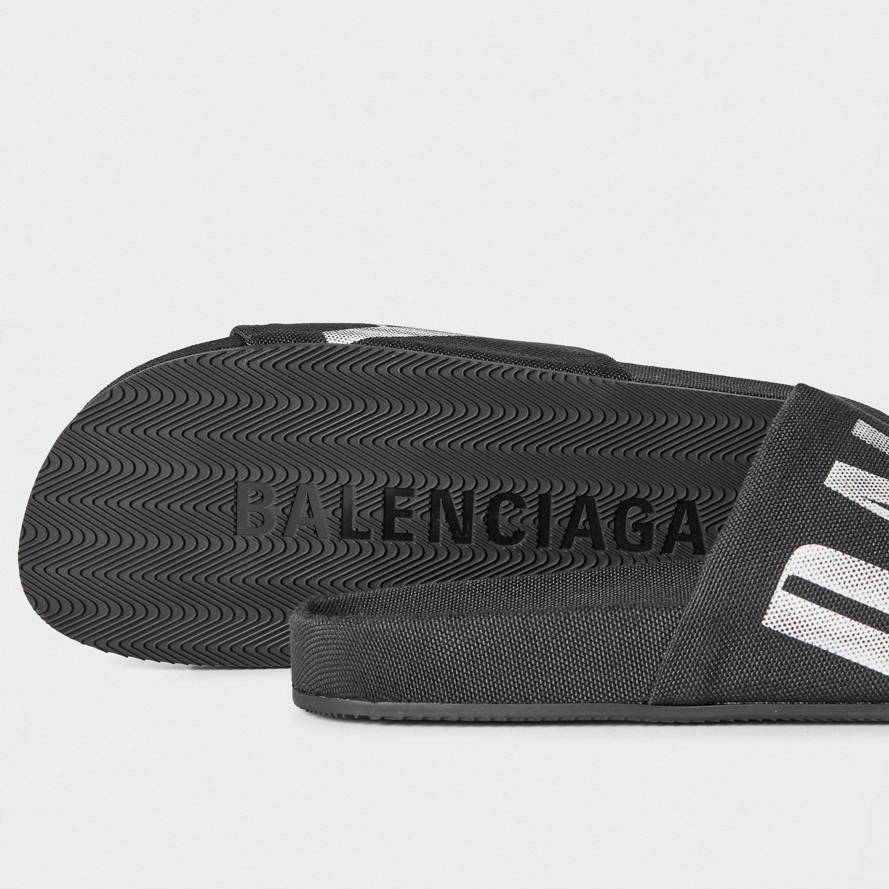 Black - Balenciaga - Men's Pool Shoes - 4