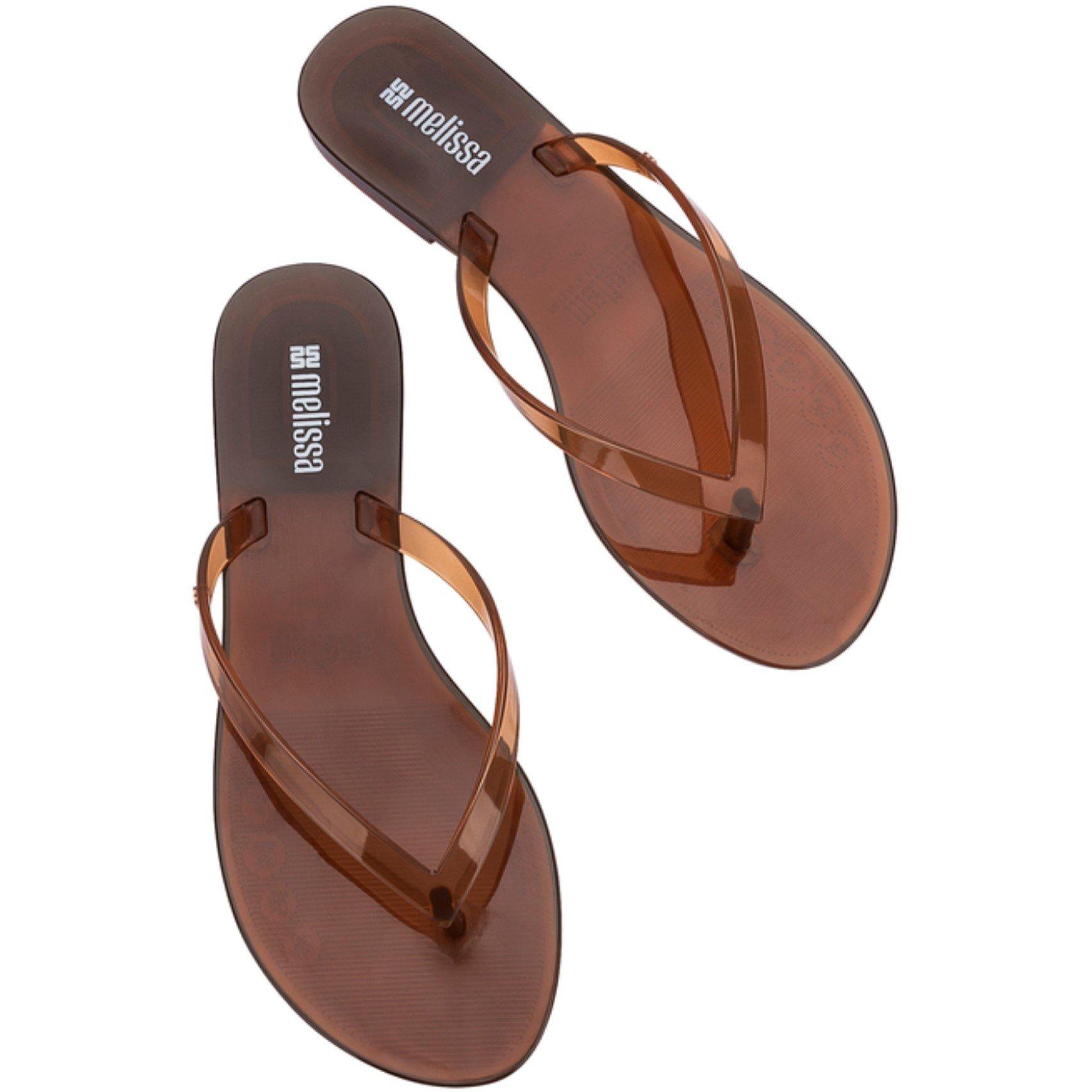 Brown - Melissa - Women's Harmonic Jelly Flip Flops - 1