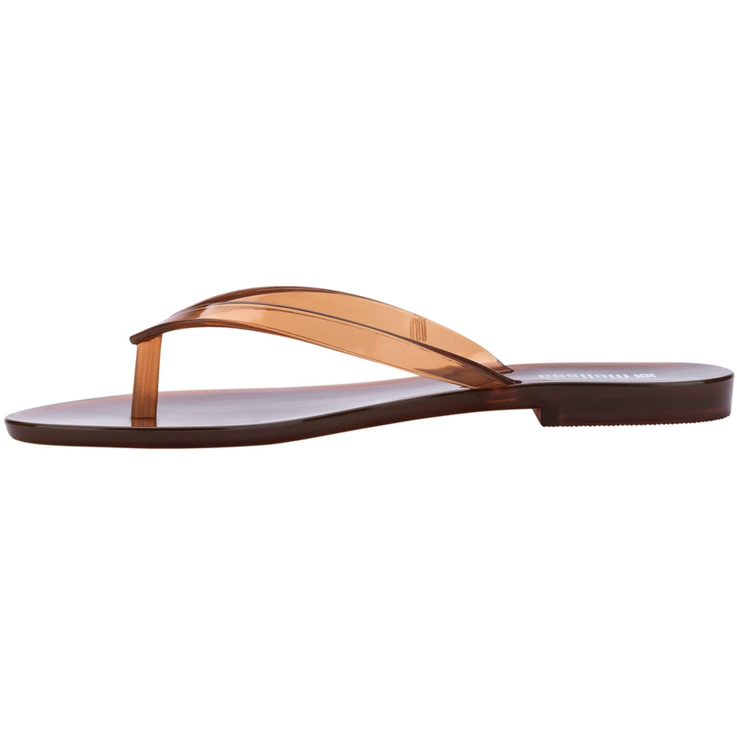 Brown - Melissa - Women's Harmonic Jelly Flip Flops - 3