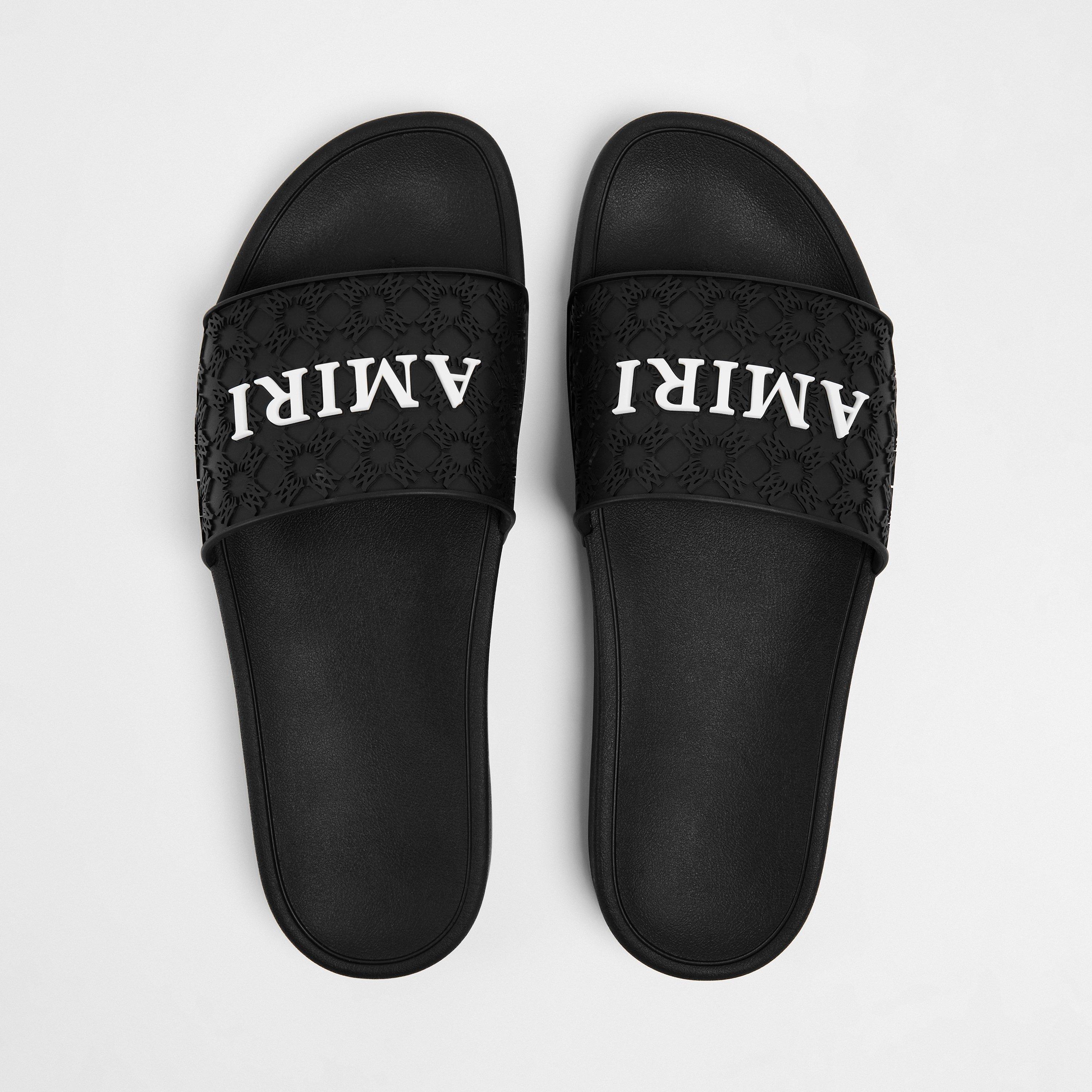 Black - Amiri - Men's Quad Pool Sliders - 5