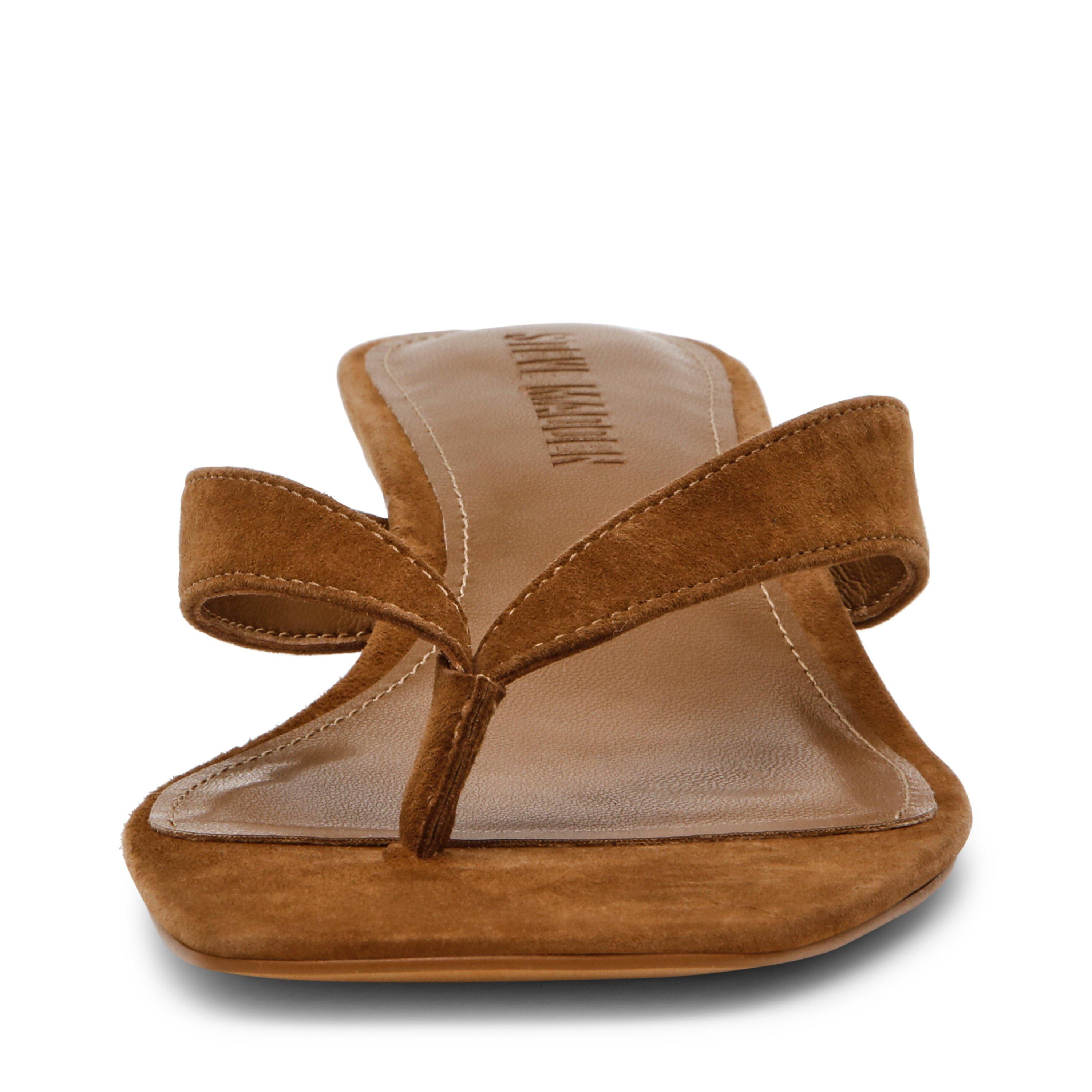 Chesnut Suede - Steve Madden - Women's Flip Flops - 5