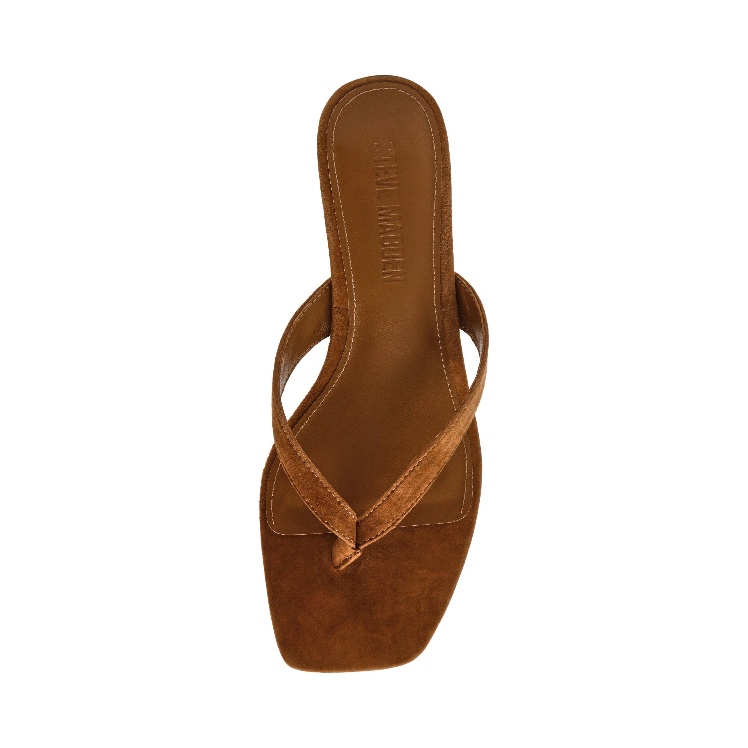 Chesnut Suede - Steve Madden - Women's Flip Flops - 7