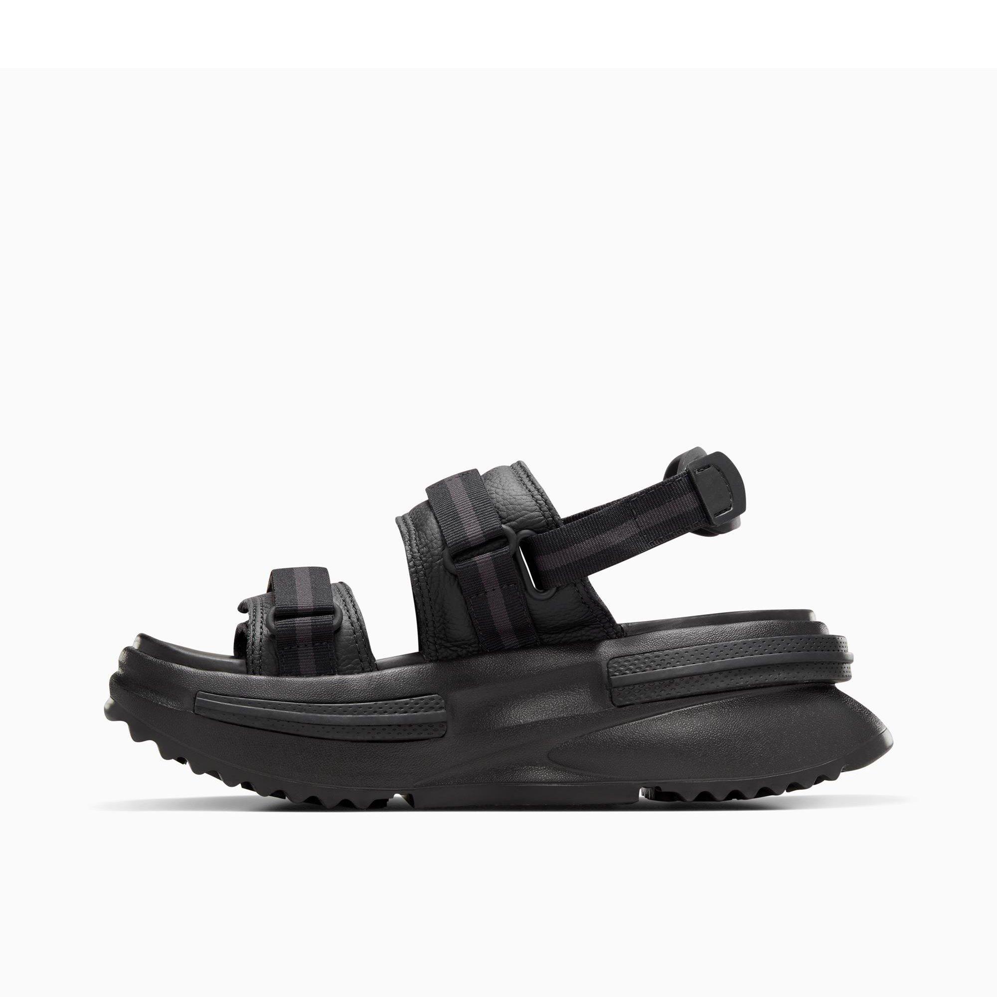 001-Black/Bla - Converse - Unisex Run Star Utility Sports Sandals - 2