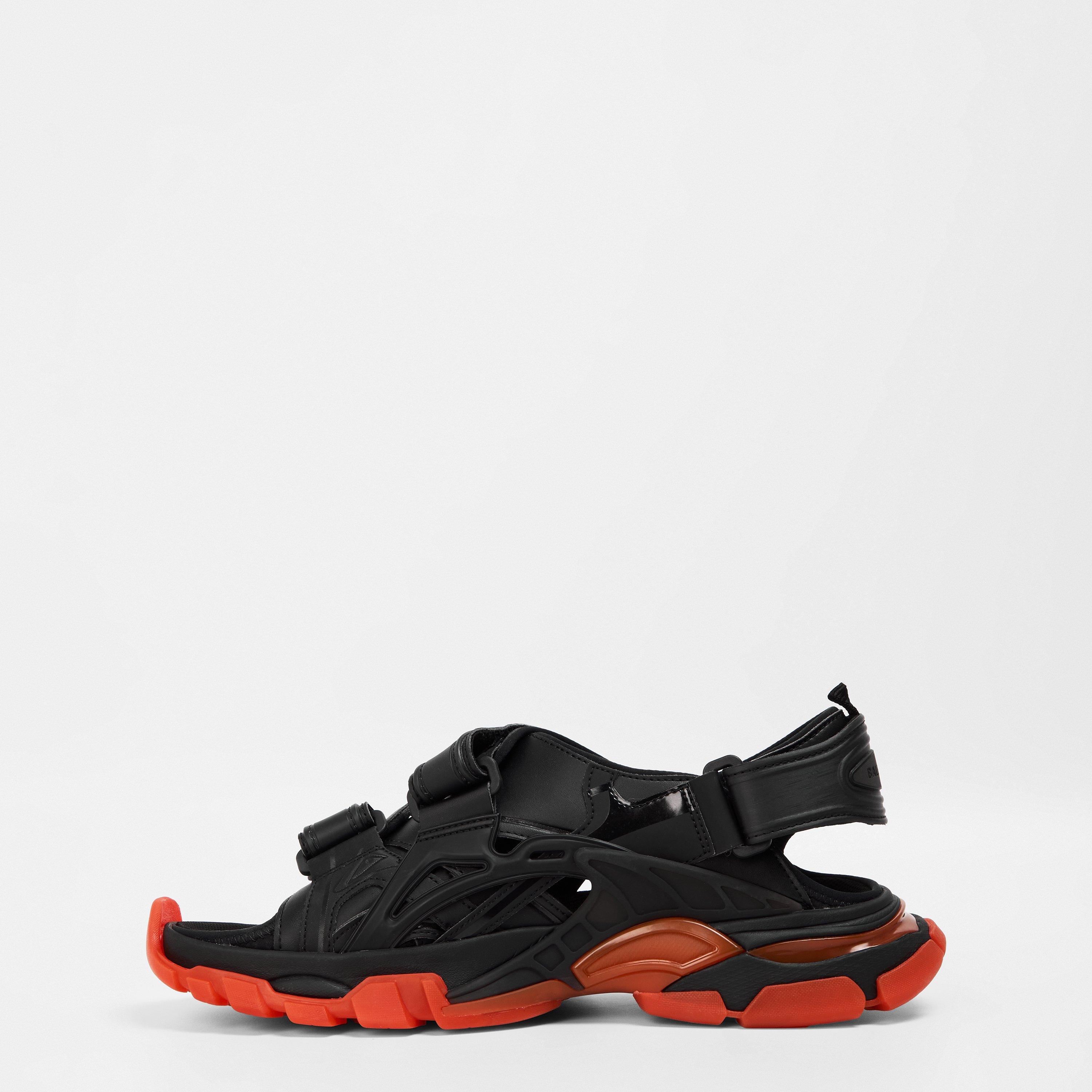 Black/Red - Balenciaga - Track Sandals - 2