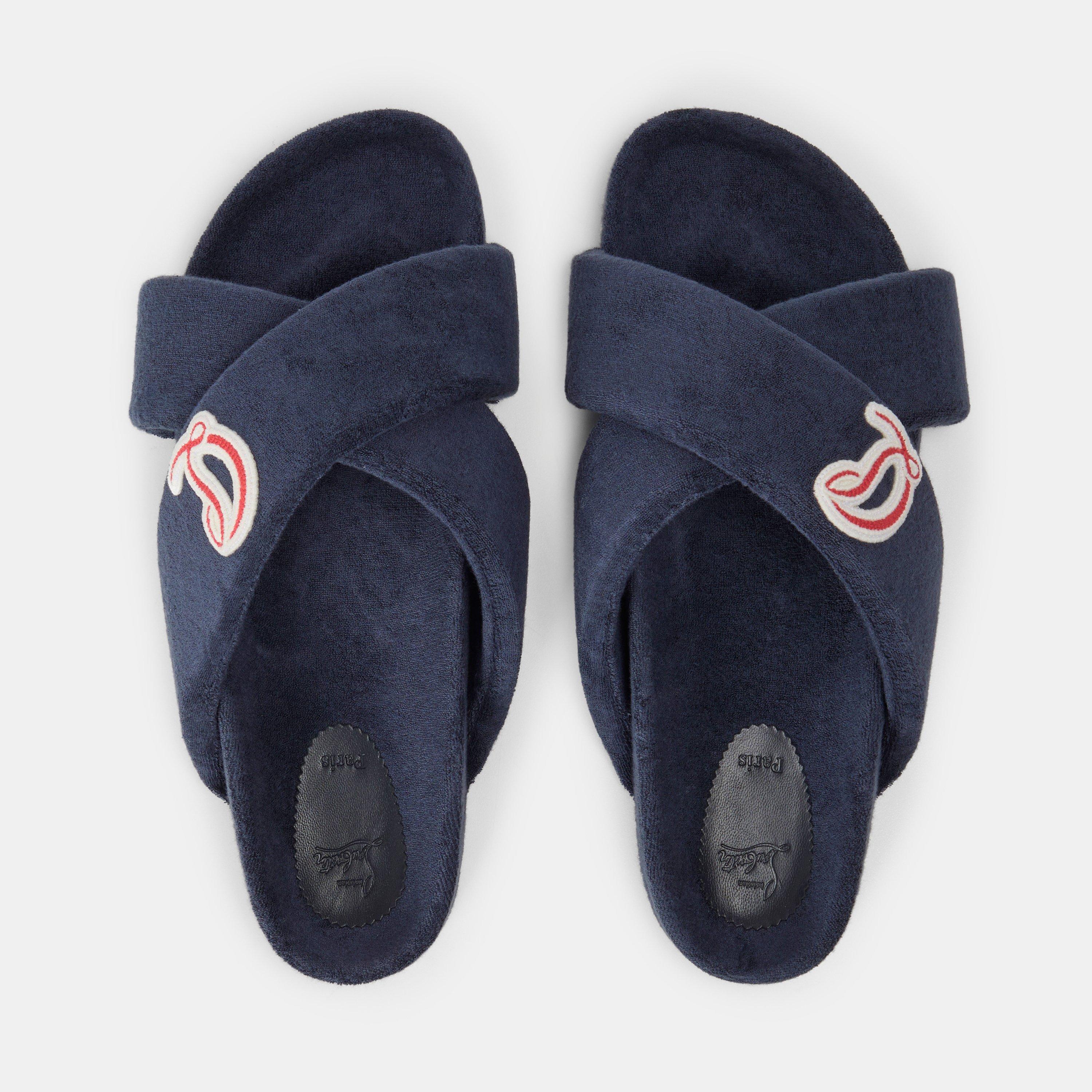 Marine - Christian Louboutin - Men's Flat Sandals - 5