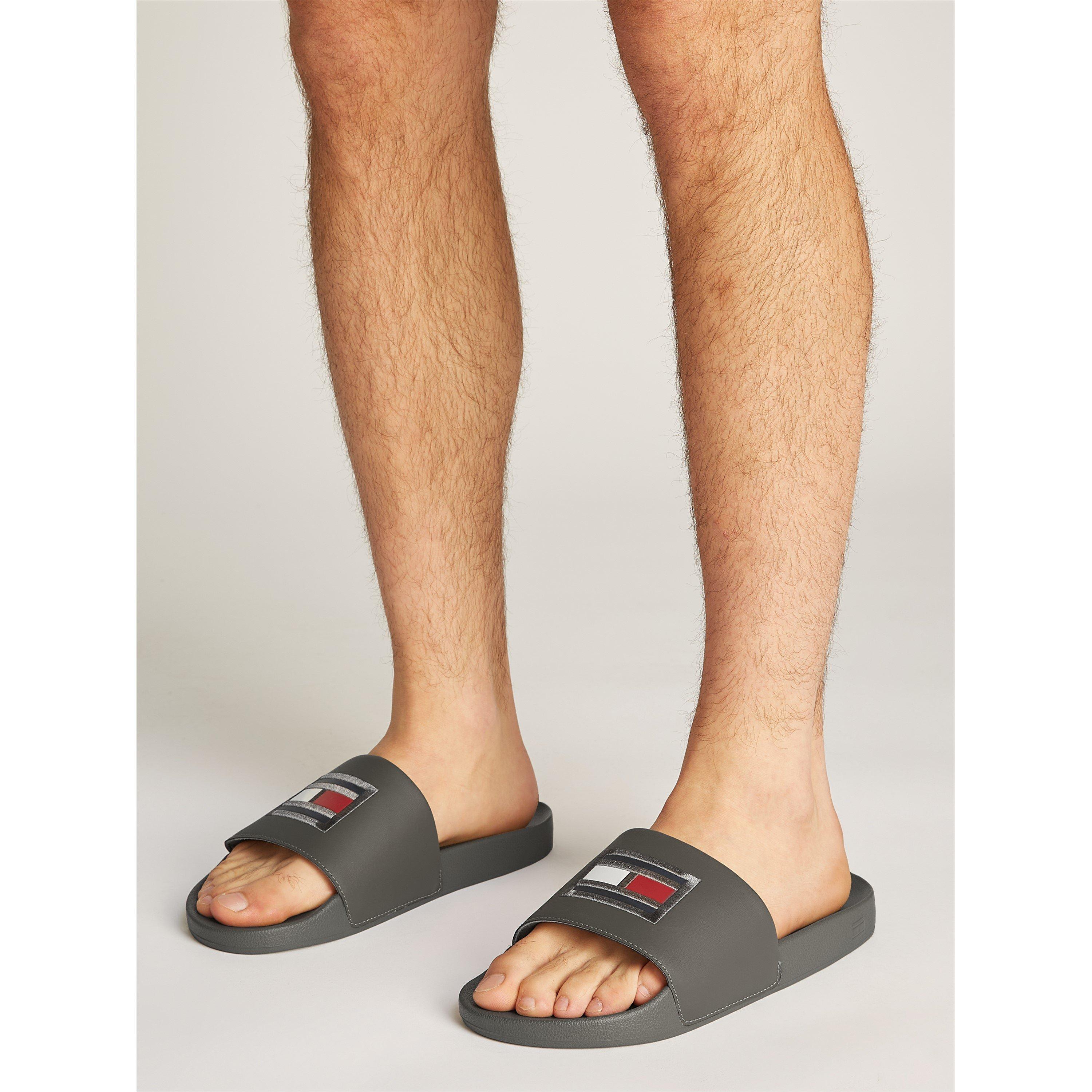 Shady Stone - Tommy Hilfiger - Men's Flag Side Sliders - 1