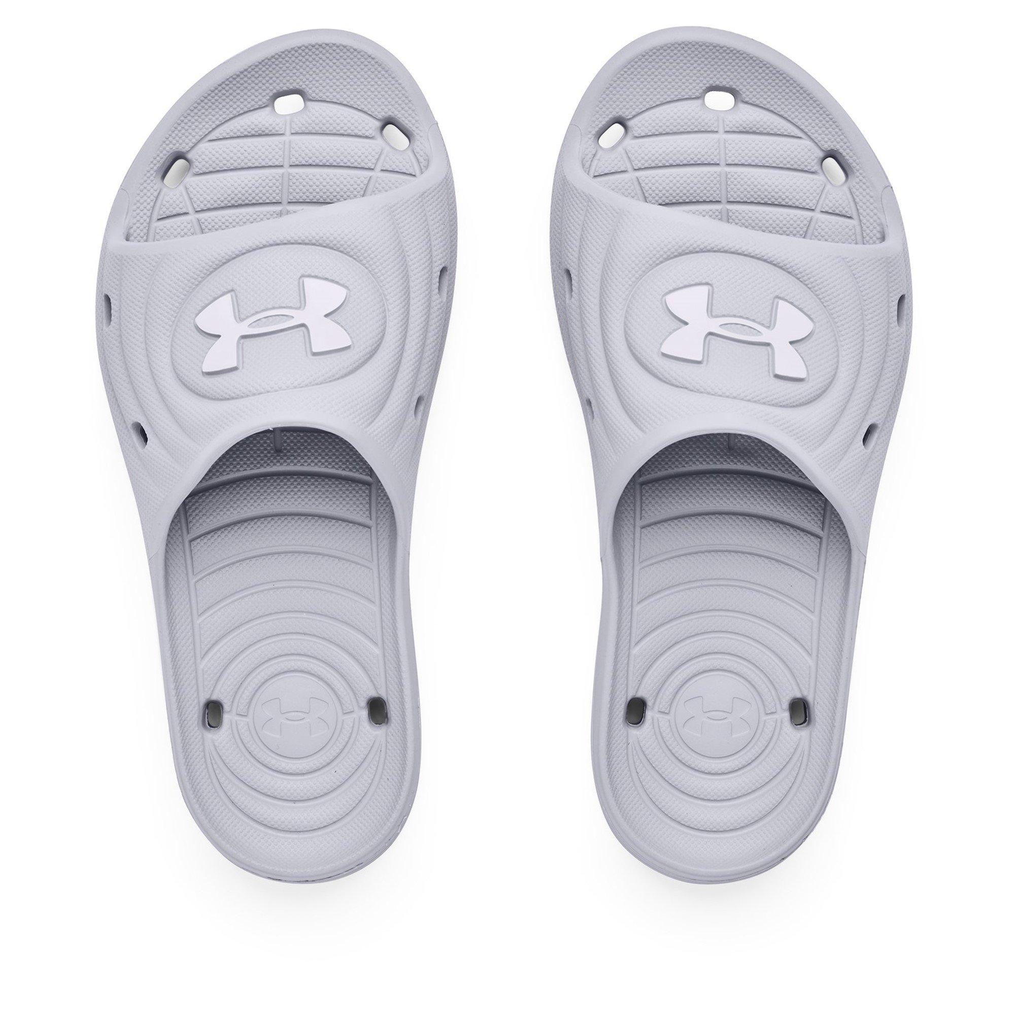 Grey - Under Armour - Locker Sports Sandal - 4