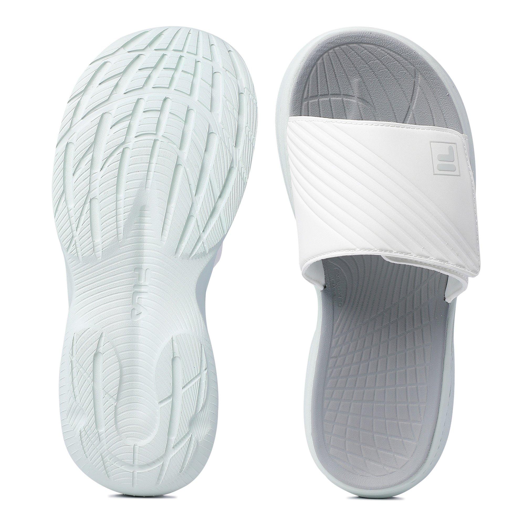 BLU/BLU/WHT - Fila - Adults Float Sliders - 4