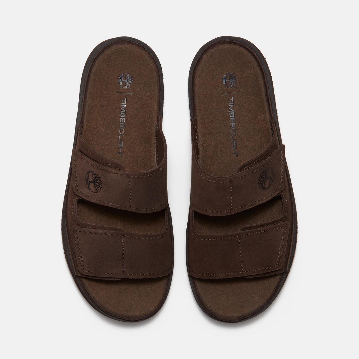 Dark Brown S - Timberland - Men's Flat Sandals - 2