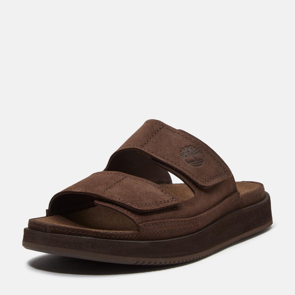 Dark Brown S - Timberland - Men's Flat Sandals - 8