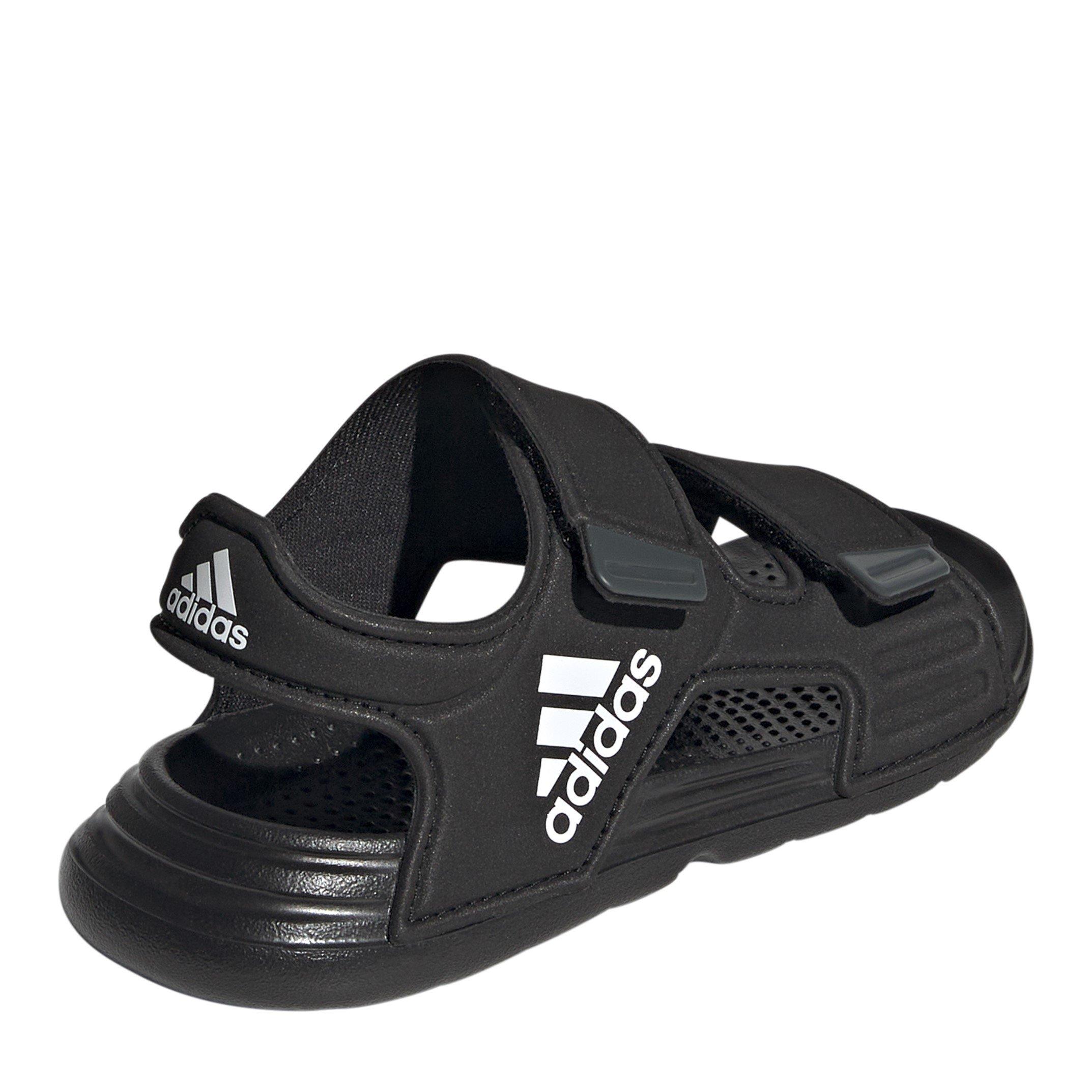 Blk/Wht/Grau - adidas - Altaswim Sandals Kids Sports Unisex - 4