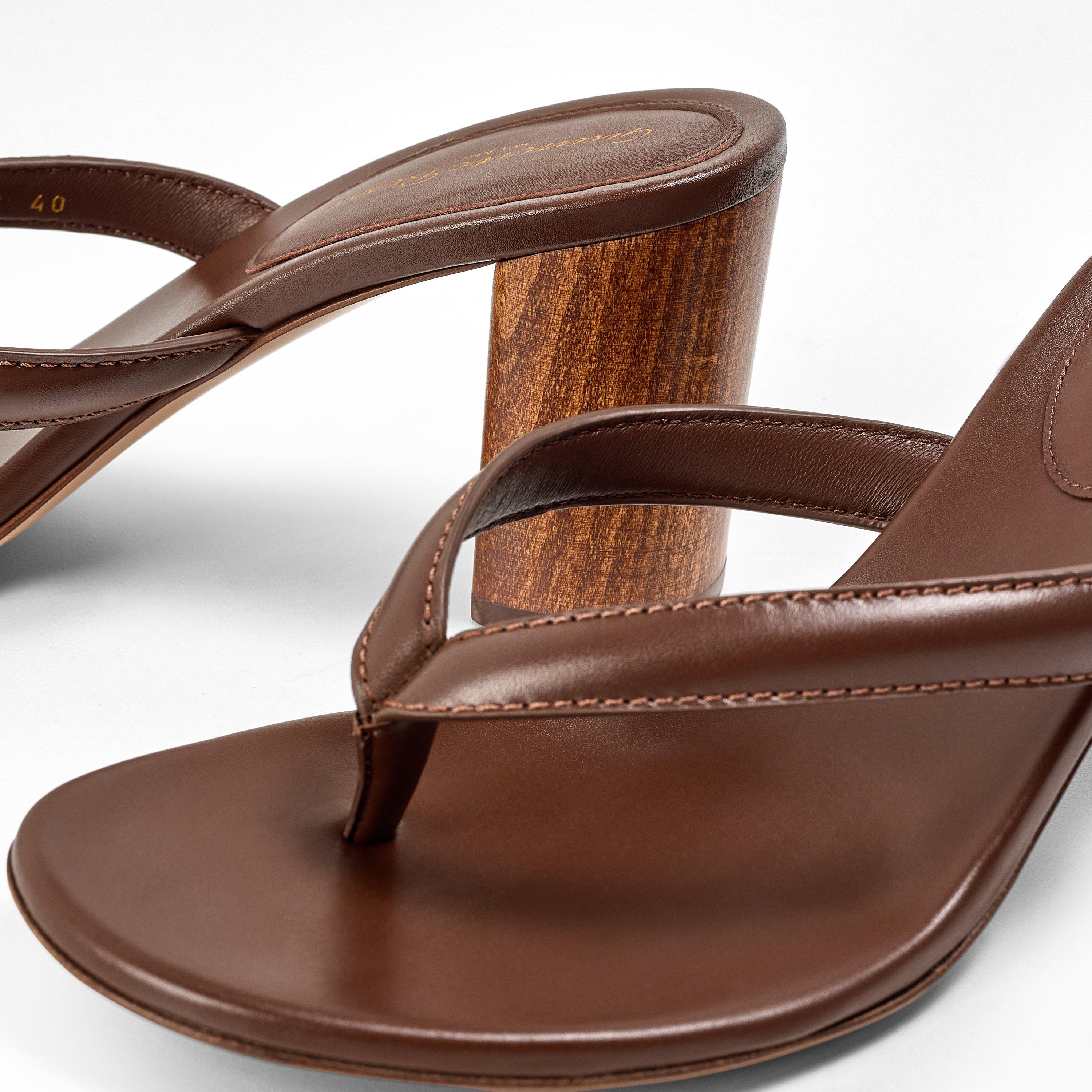 Brown - Gianvito Rossi - Women's FlipFlop 70h Flip Flops - 3