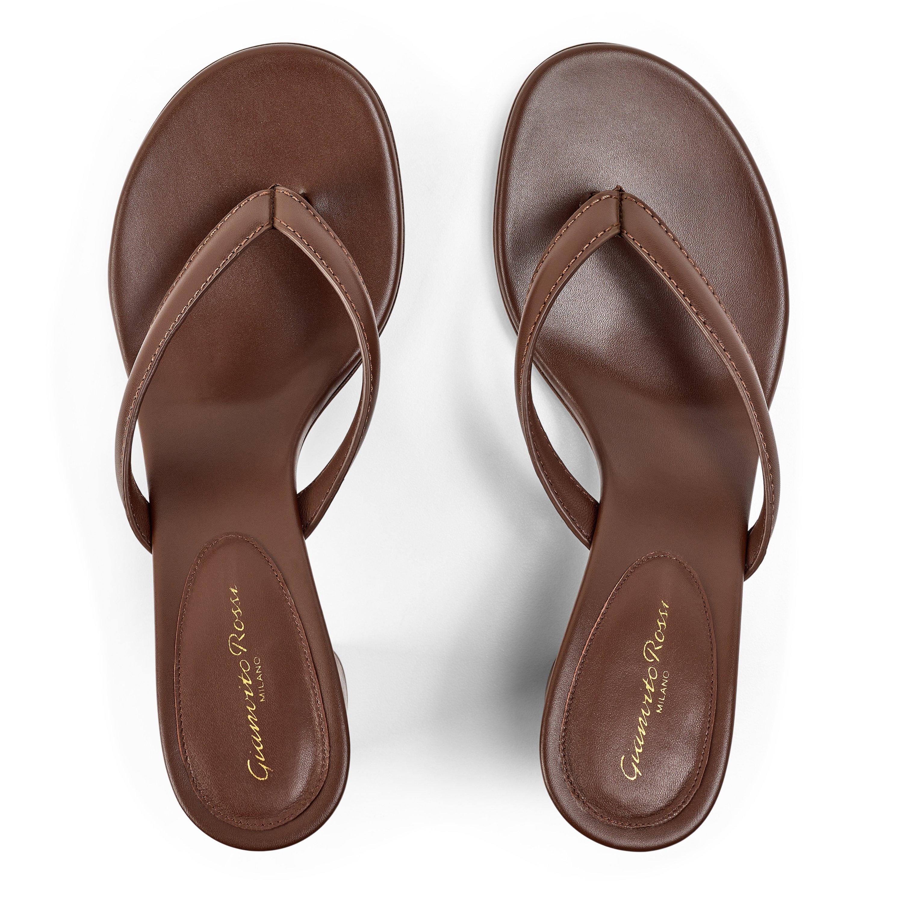 Brown - Gianvito Rossi - Women's FlipFlop 70h Flip Flops - 4