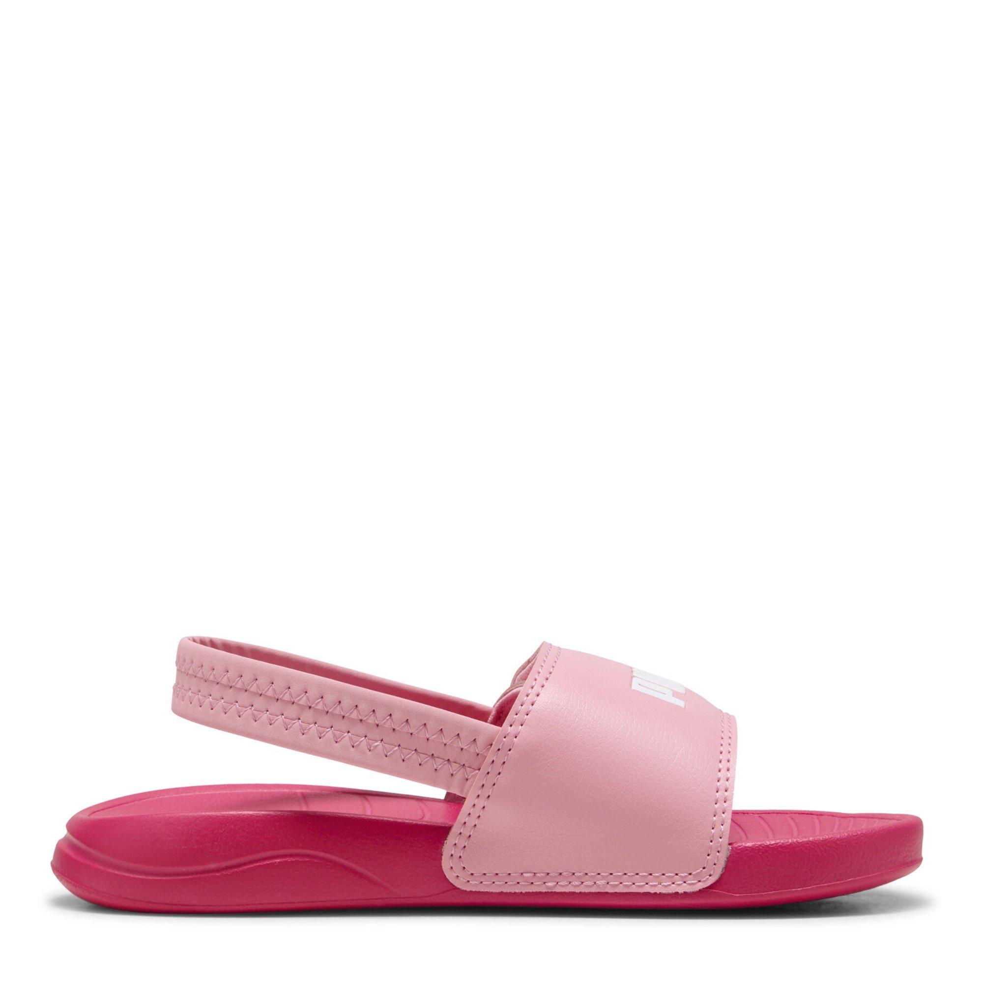Pinkscape-Pink - Puma - Popcat 20 Backstrap Child Girls Sandals - 4