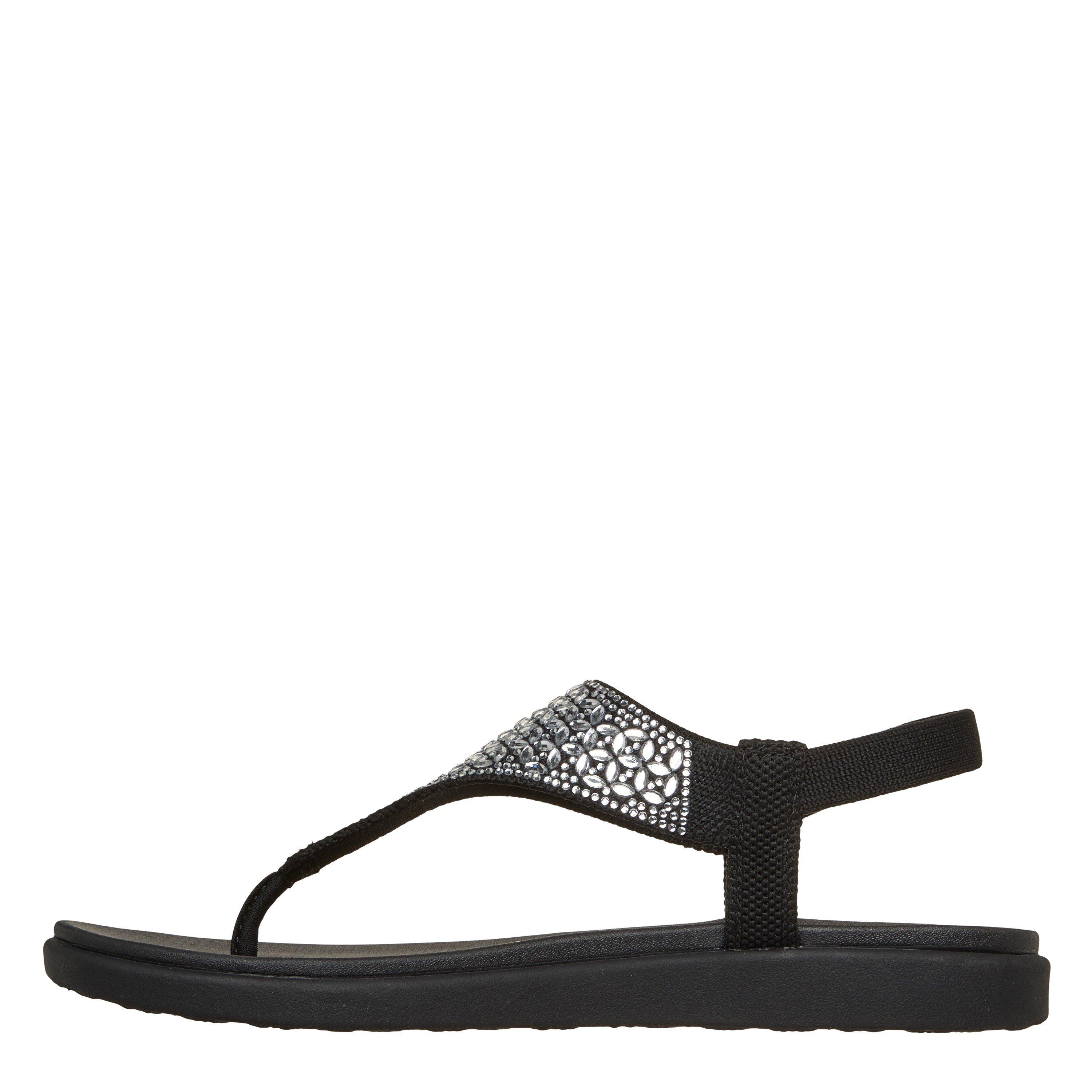 Schwarz - Skechers - Women's Med Luxe ME Flat Sandals - 2