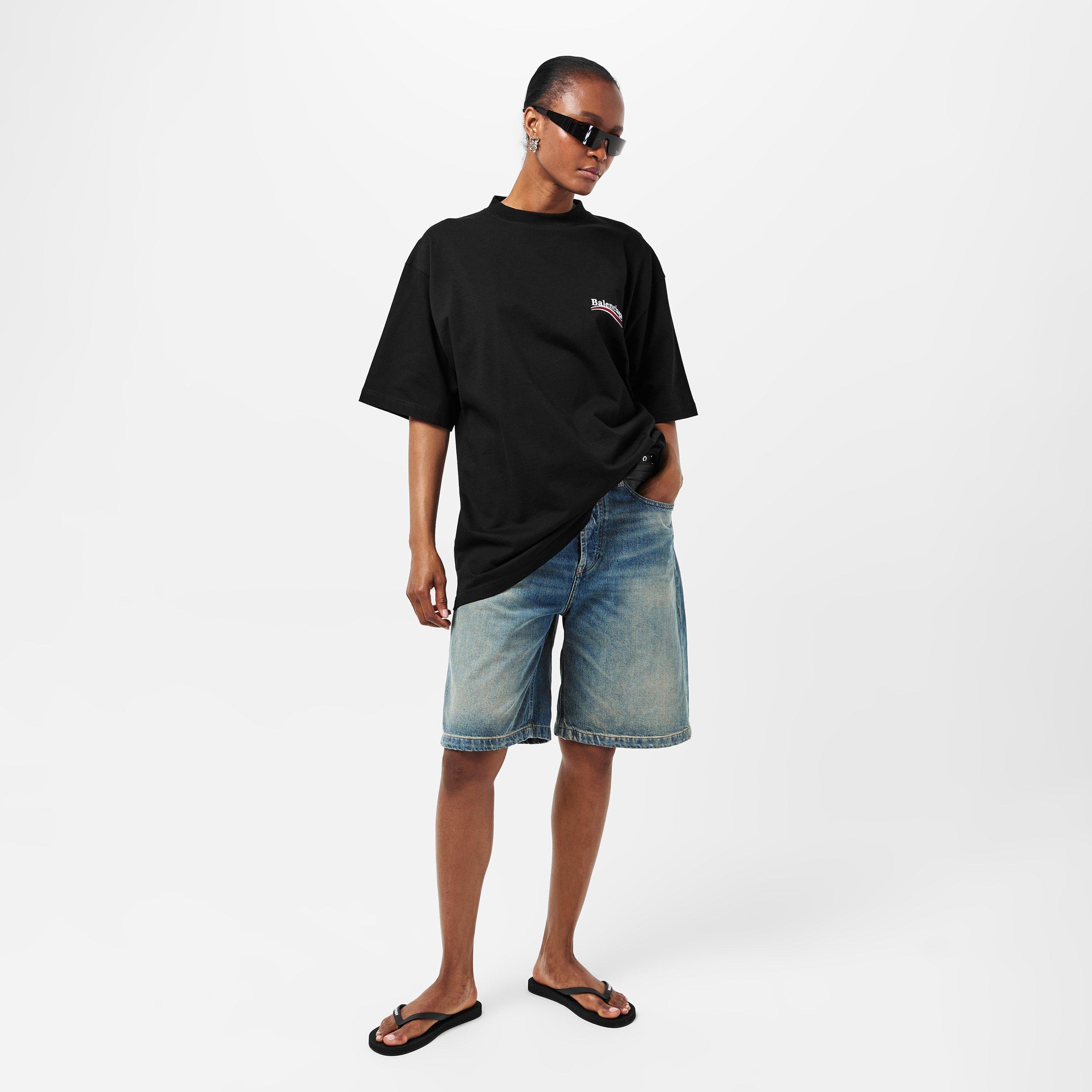 Black/White - Balenciaga - Women's Flip Flops - 6