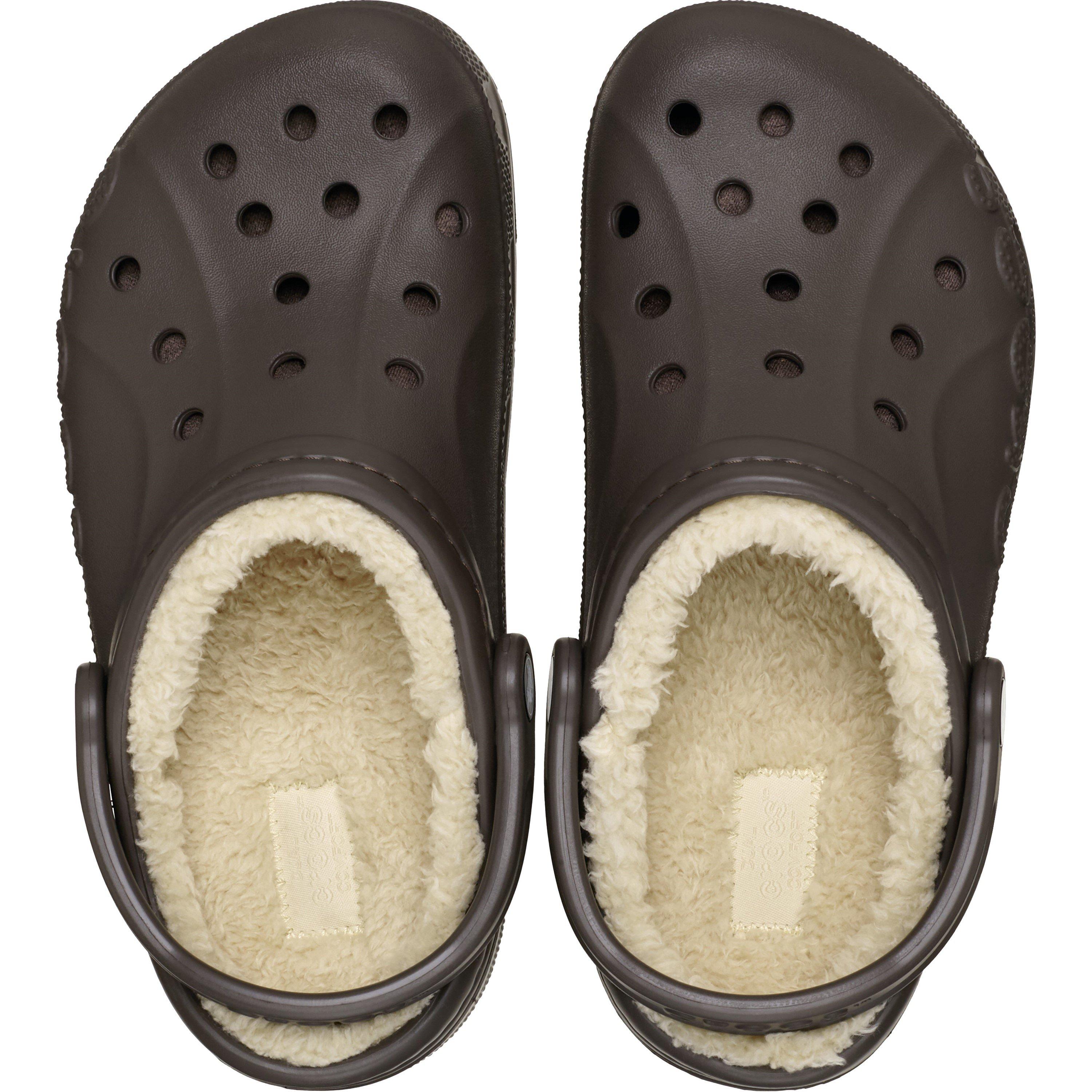 Espresso - Crocs - Baya Lined Mule Slippers - 3