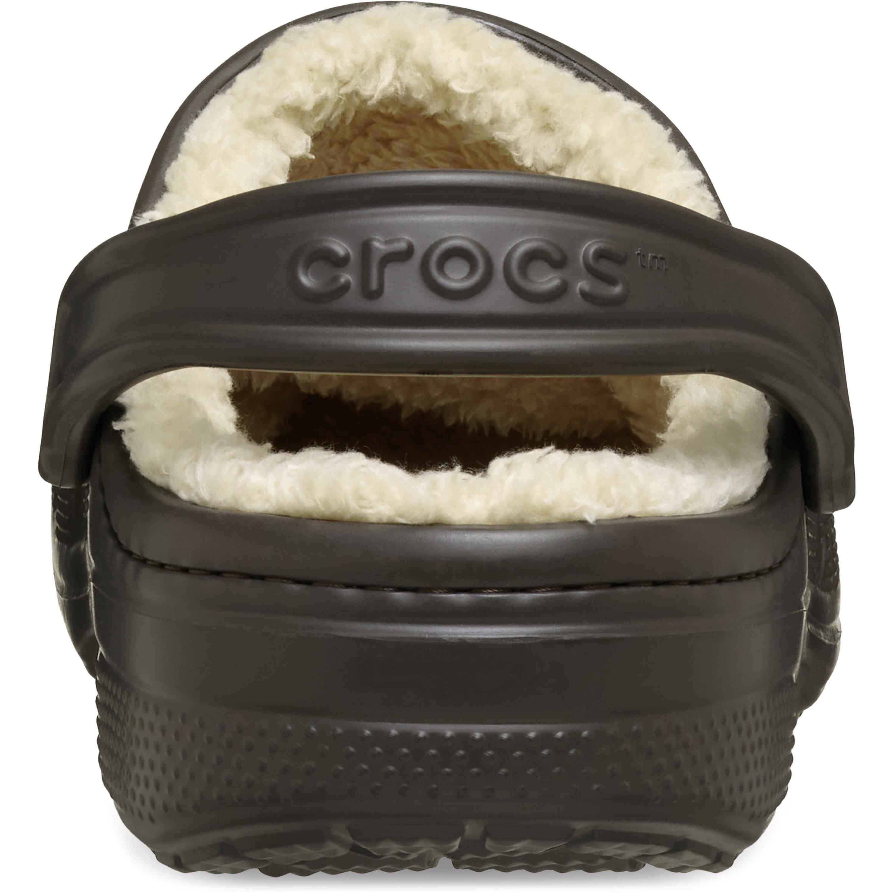 Espresso - Crocs - Baya Lined Mule Slippers - 6