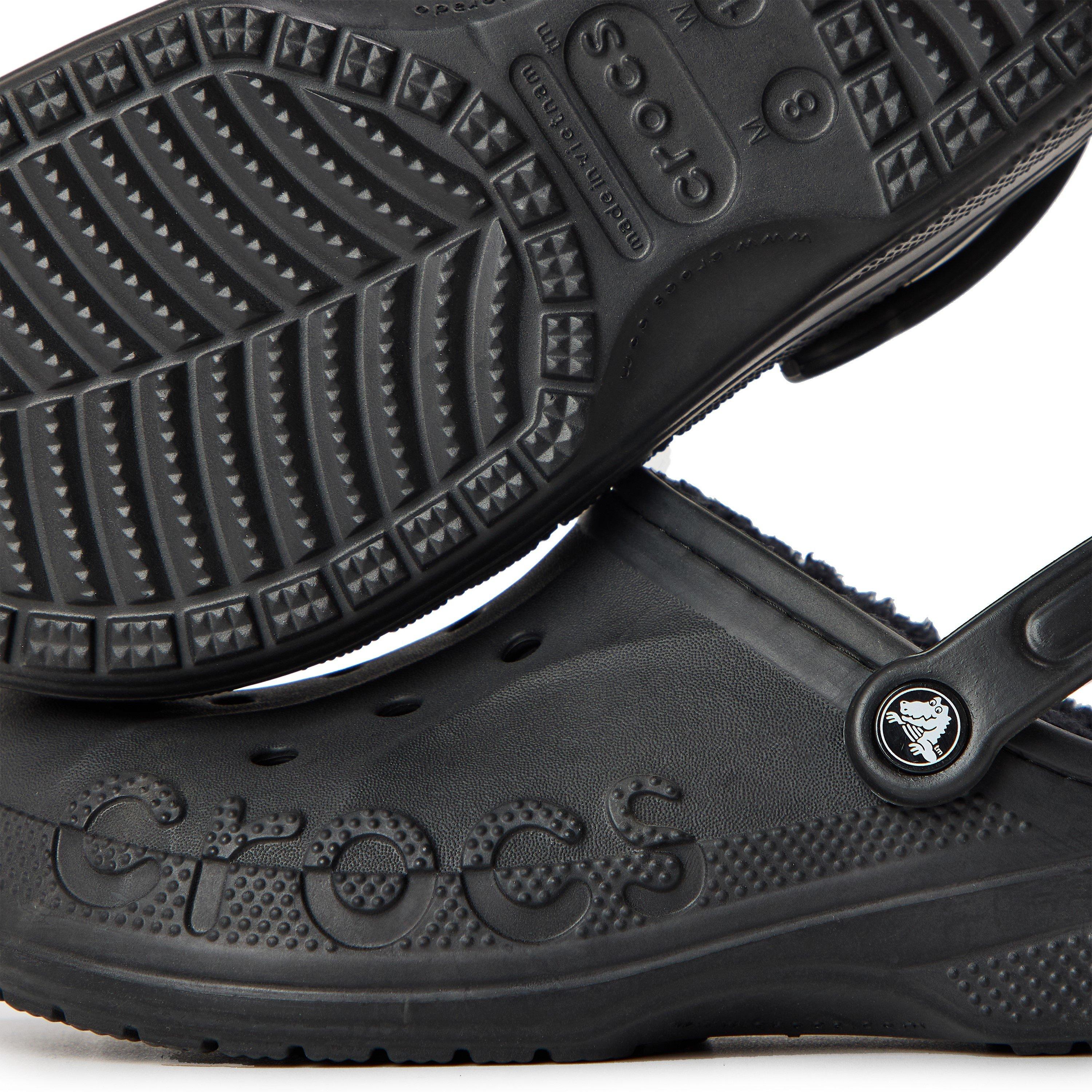 Black - Crocs - Men's Baya Lined Mule Slippers - 3