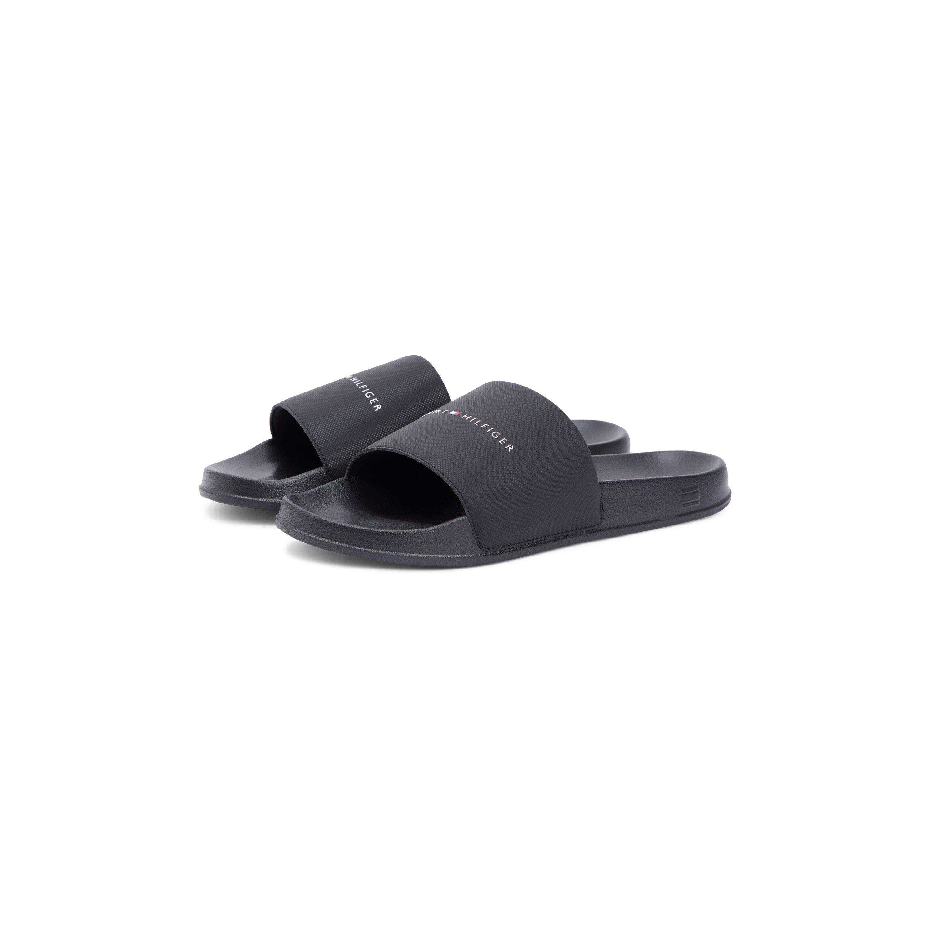 Black - Tommy Hilfiger - Men's Pool Sliders - 3