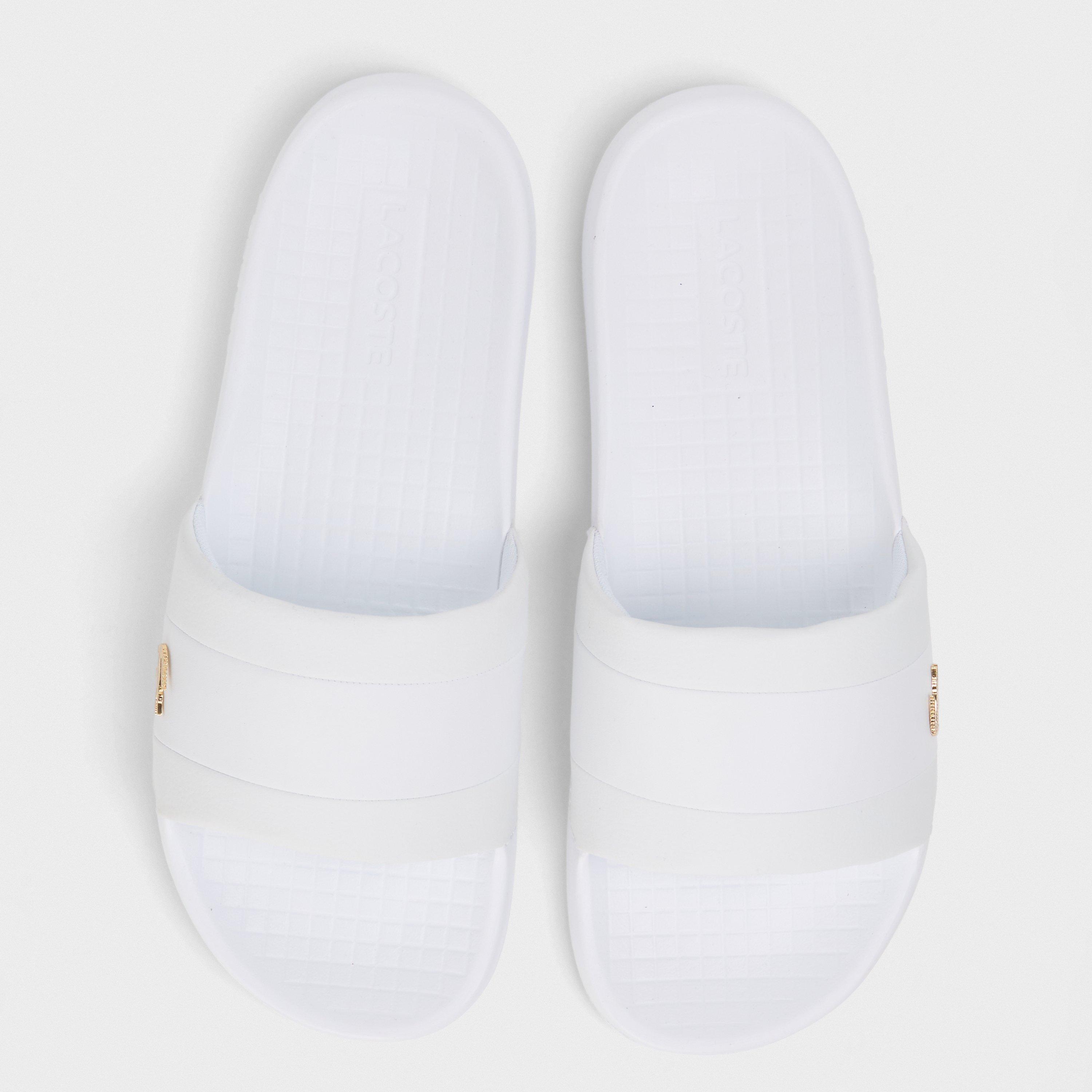 Blanc/Blanc/Or - Lacoste - Serve Metal Slides - 4