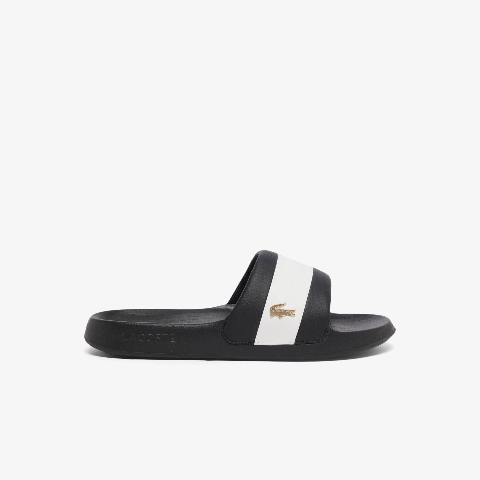 Lacoste Men's Serve Metal Slides - Blk/Wht 312 - 11 (45)