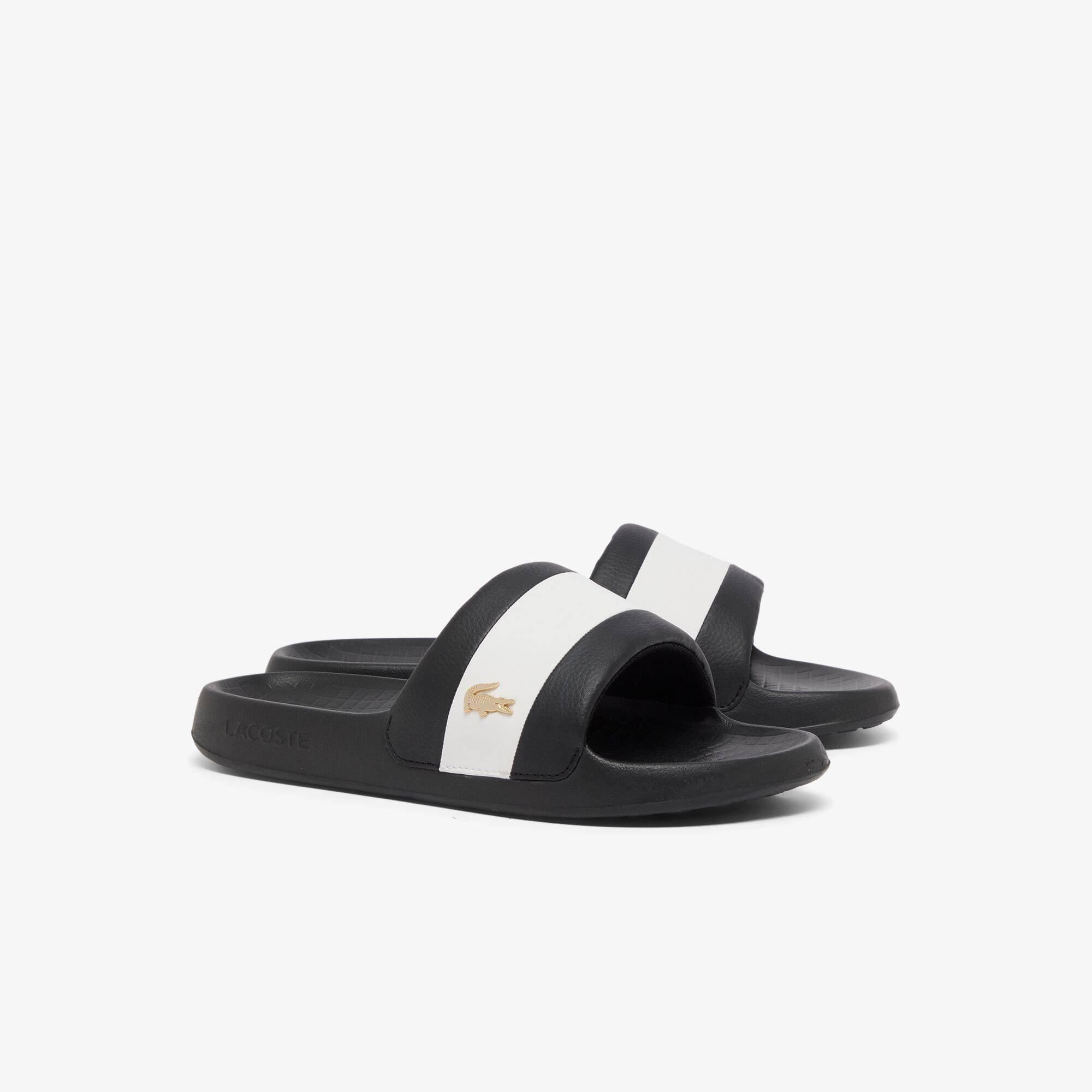 Blk/Wht 312 - Lacoste - Serve Metal Slides - 2