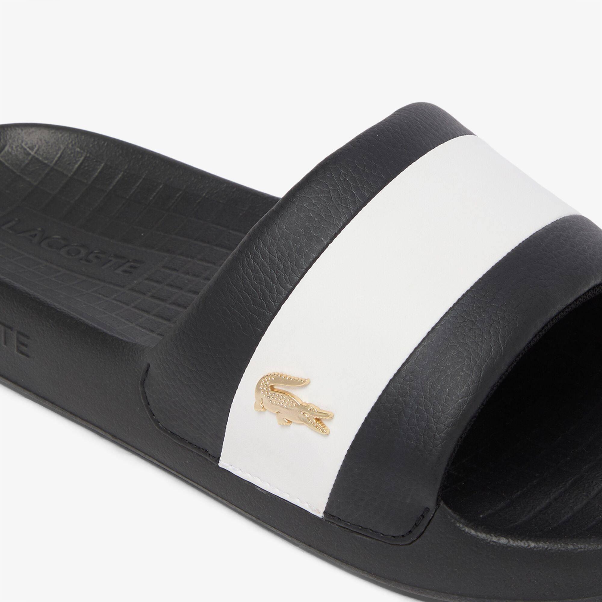 Blk/Wht 312 - Lacoste - Serve Metal Slides - 3