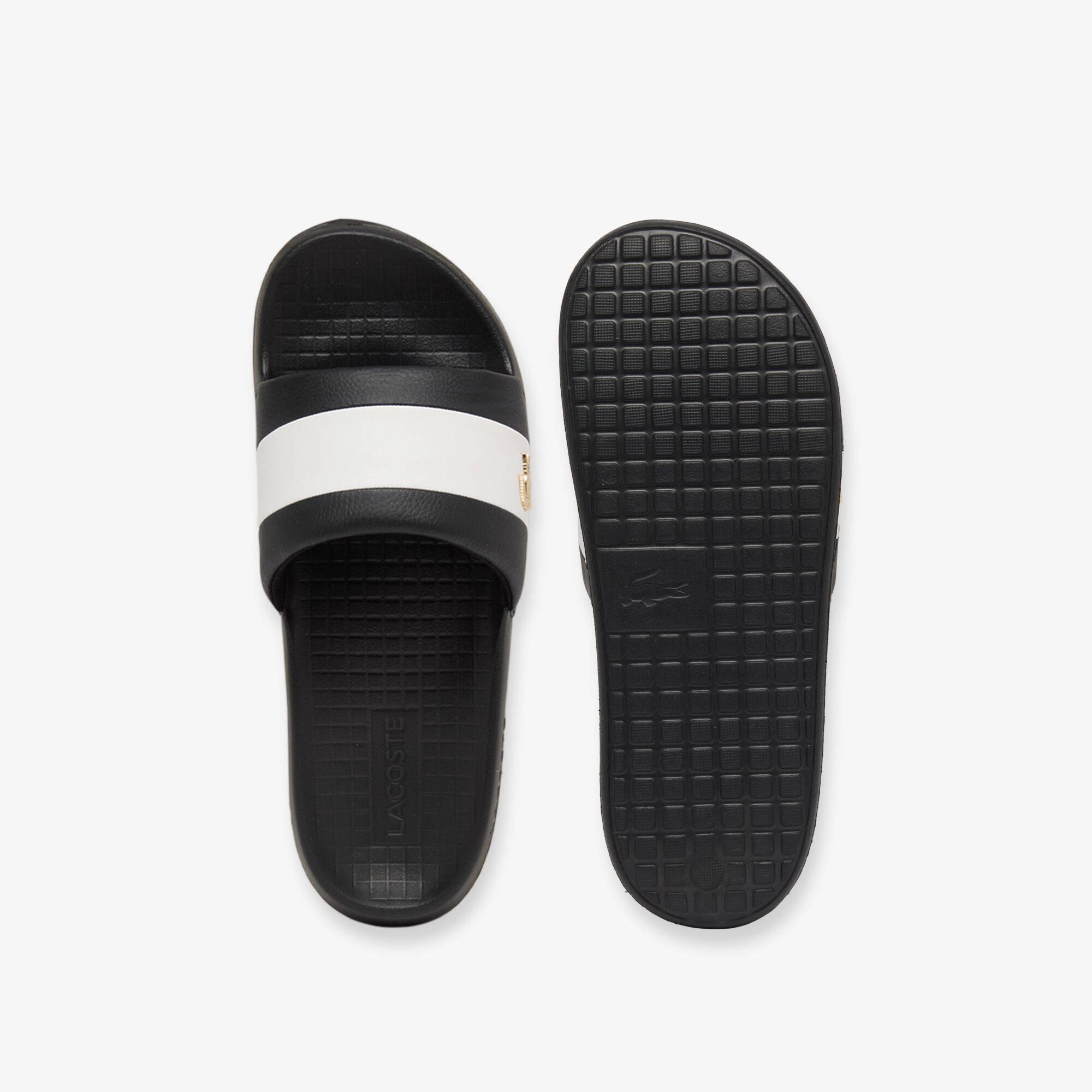 Blk/Wht 312 - Lacoste - Serve Metal Slides - 4