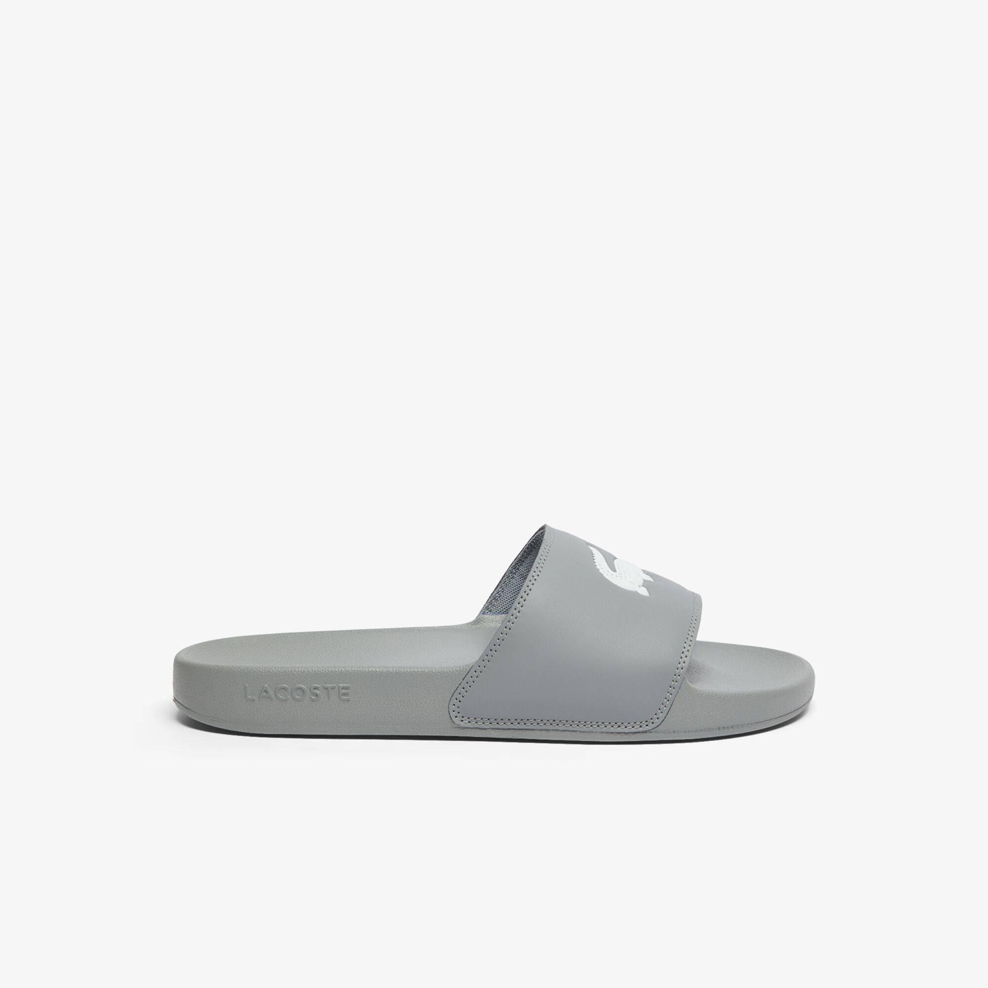 Lacoste Men's Serve Pool Slides - Grey 25Y - 11 (45)