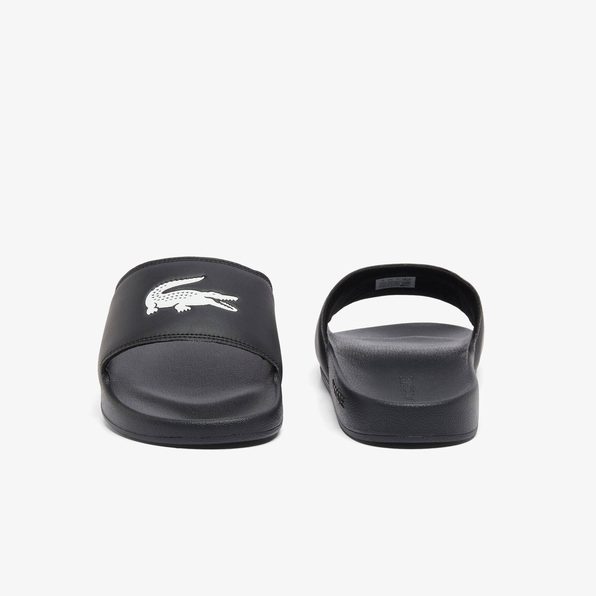 Black/White - Lacoste - Men's Serve Pool Slides - 2