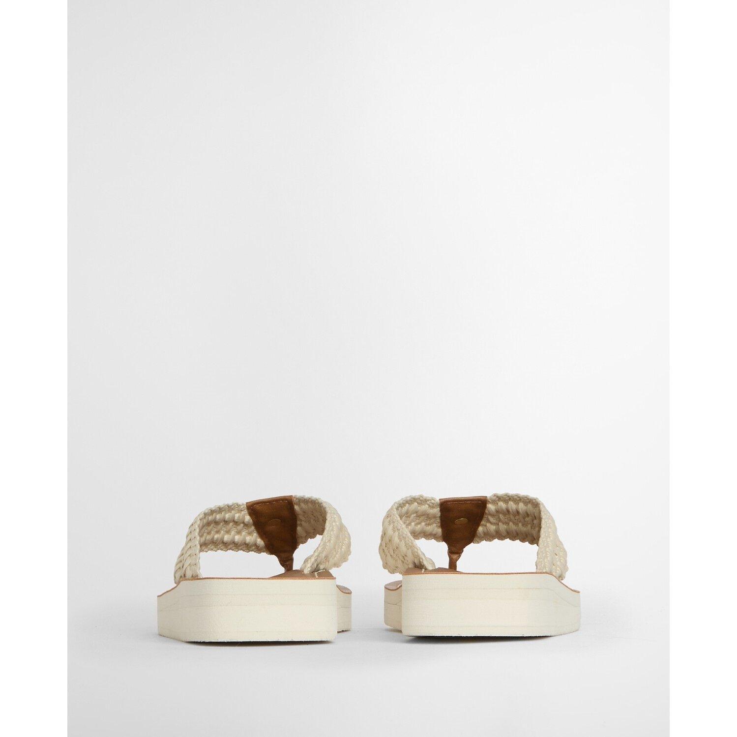 White - Barbour - Kelburn Sandals - 3