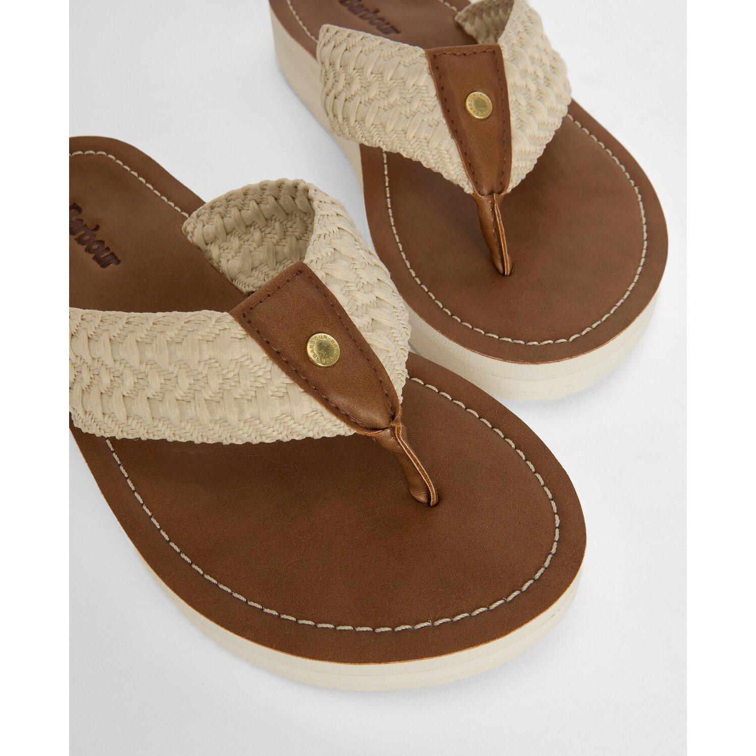 White - Barbour - Kelburn Sandals - 4