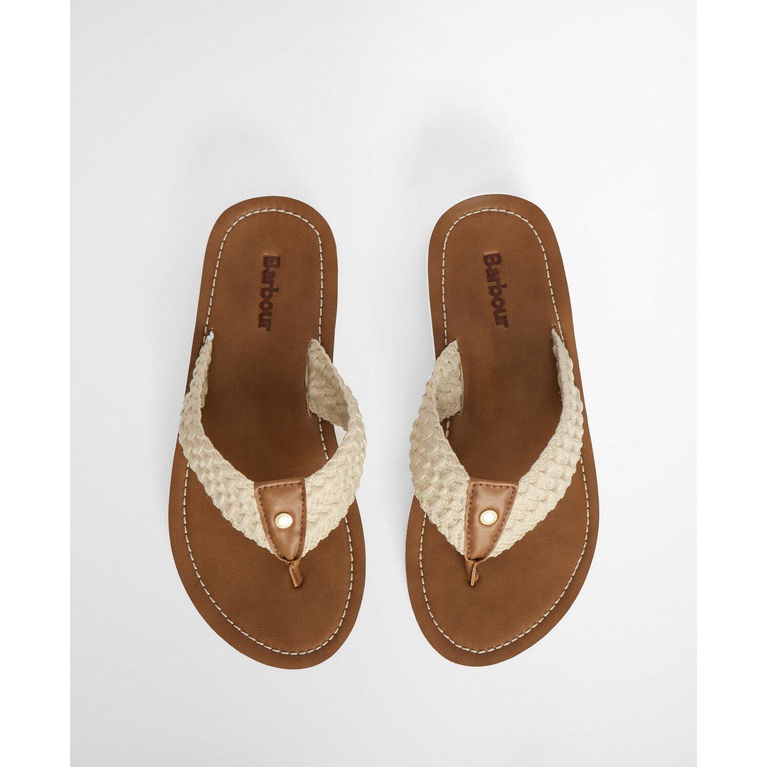 White - Barbour - Kelburn Sandals - 5