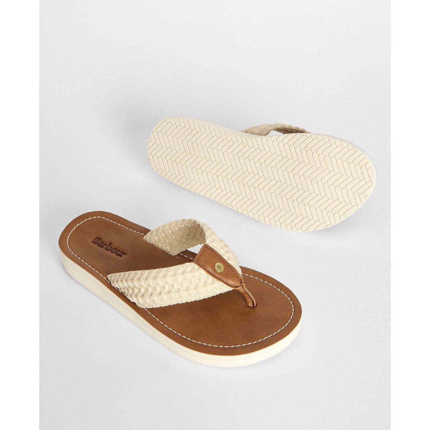 White - Barbour - Kelburn Sandals - 7