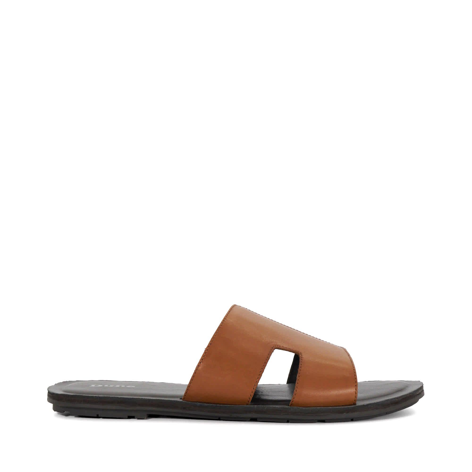 Bruin - Dune London - Men's Ibes Leather Flat Sandals - 1